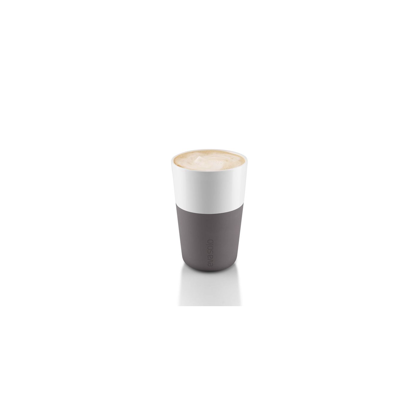 Set de 2 Mugs Café latte duo gris foncé