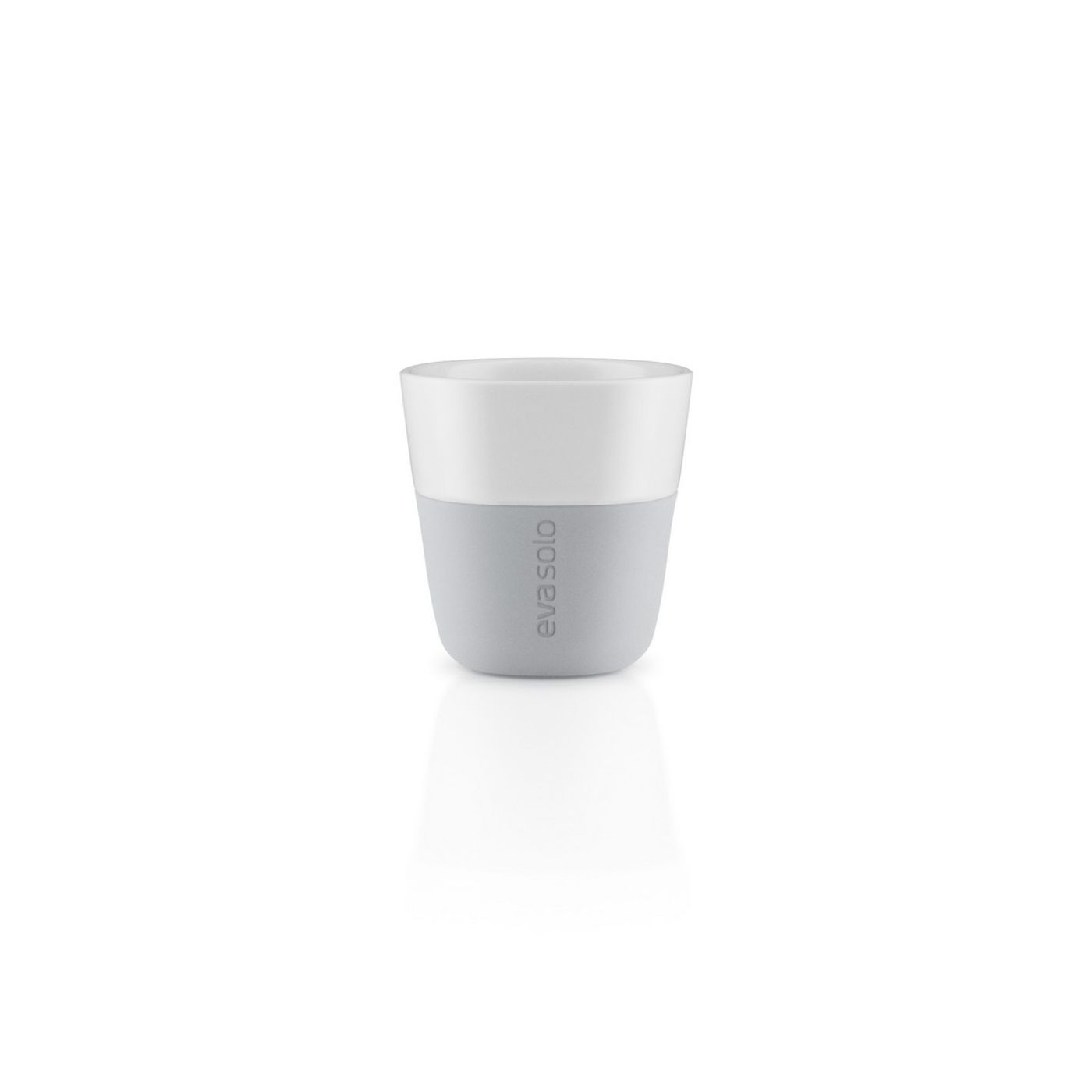 Set de 2 Mugs à expresso duo gris clair