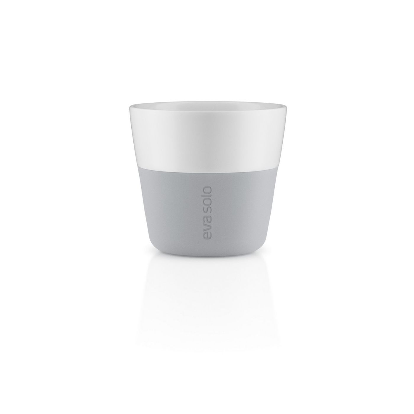 Set de 2 Mugs Lungo duo gris clair