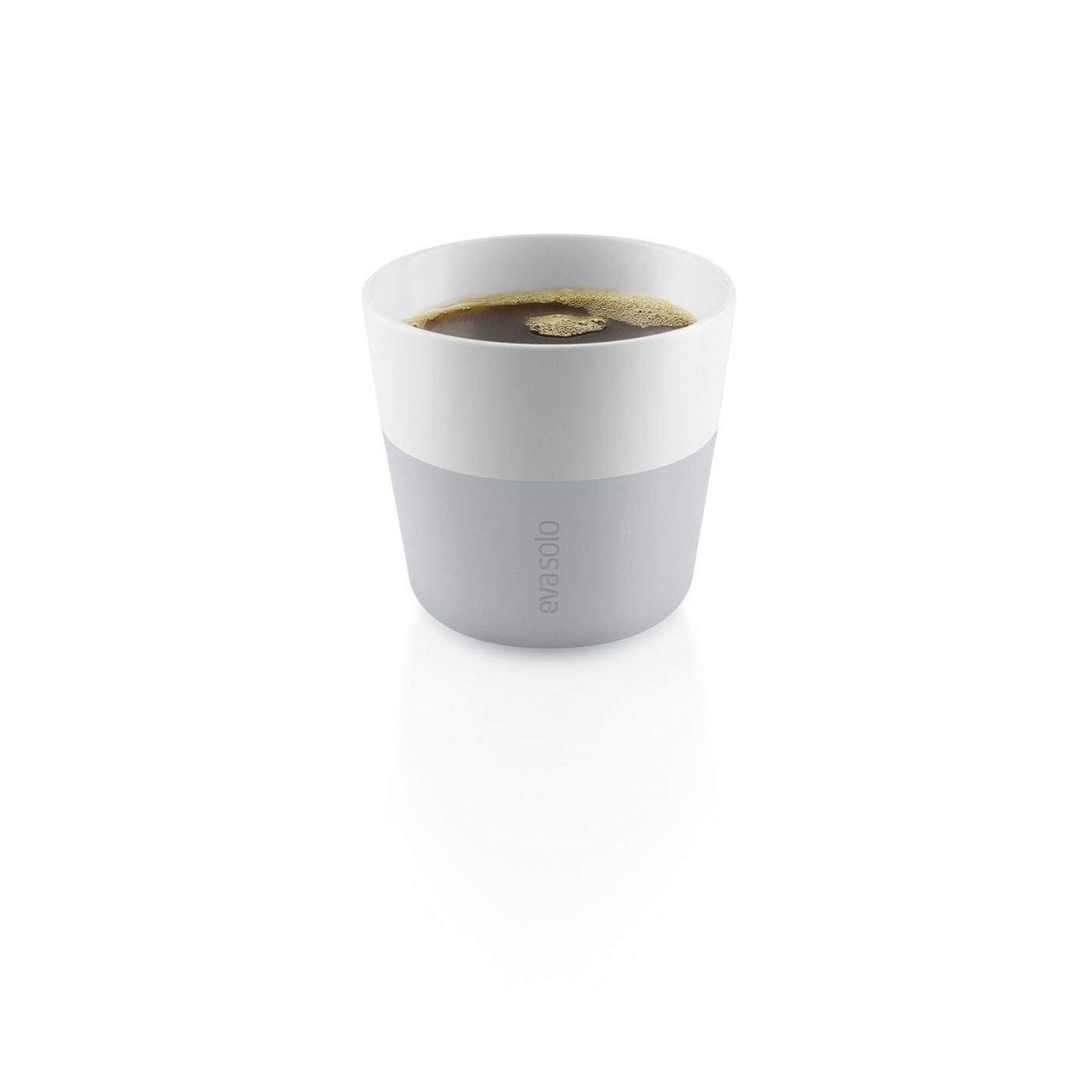 Set de 2 Mugs Lungo duo gris clair