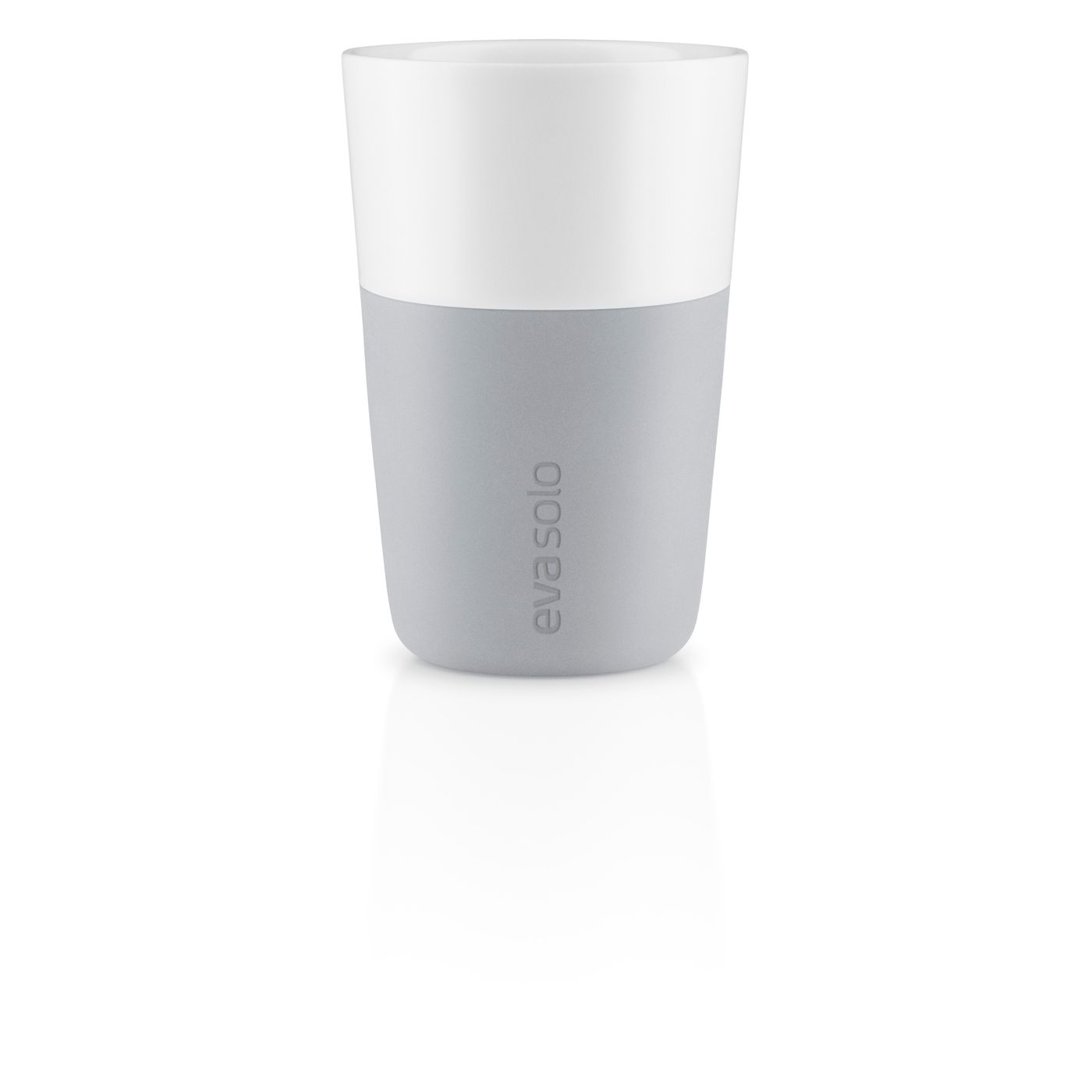 Set de 2 Mugs Café latte duo gris clair