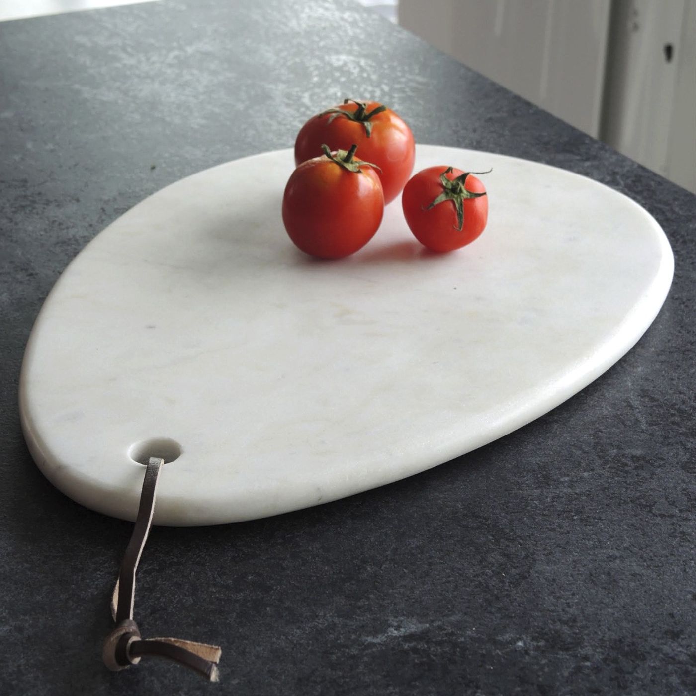 Planche à découper marbre ovale