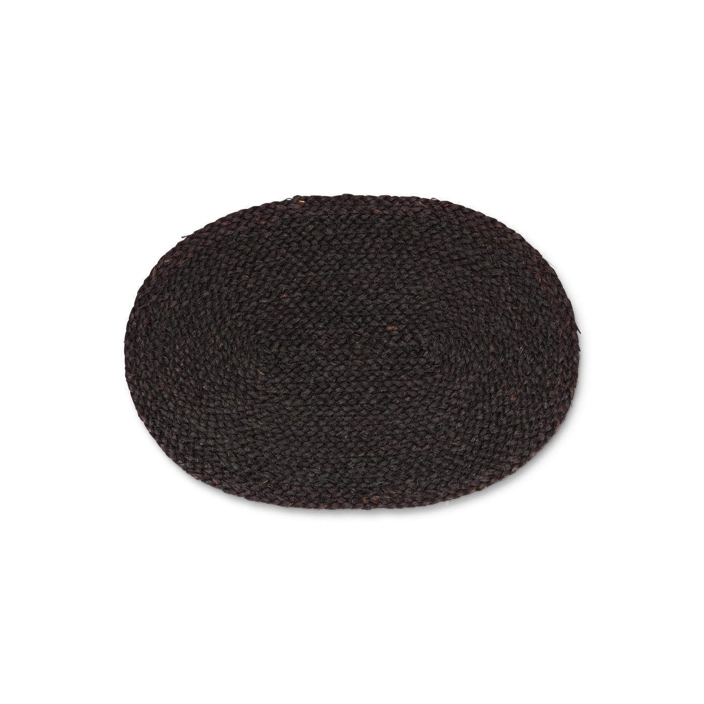 Set de table oval noir