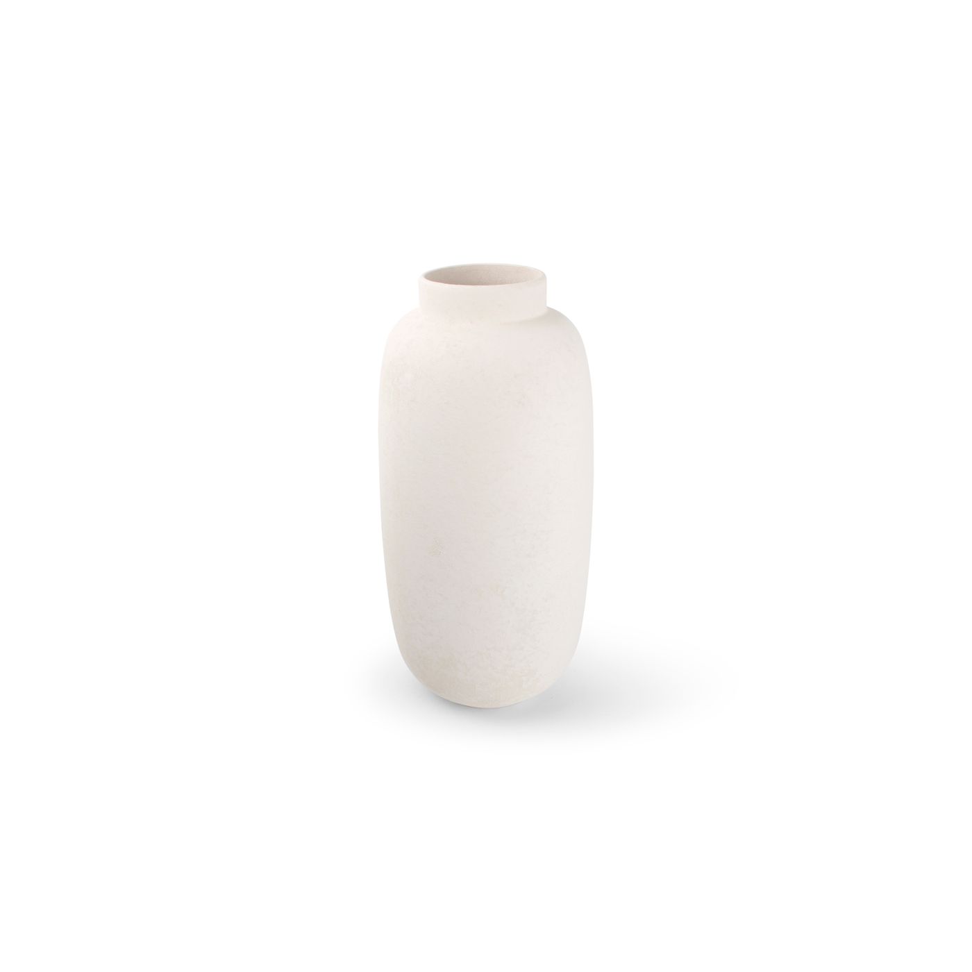 Vase Bullet blanc 23,5 x H.49,5 cm
