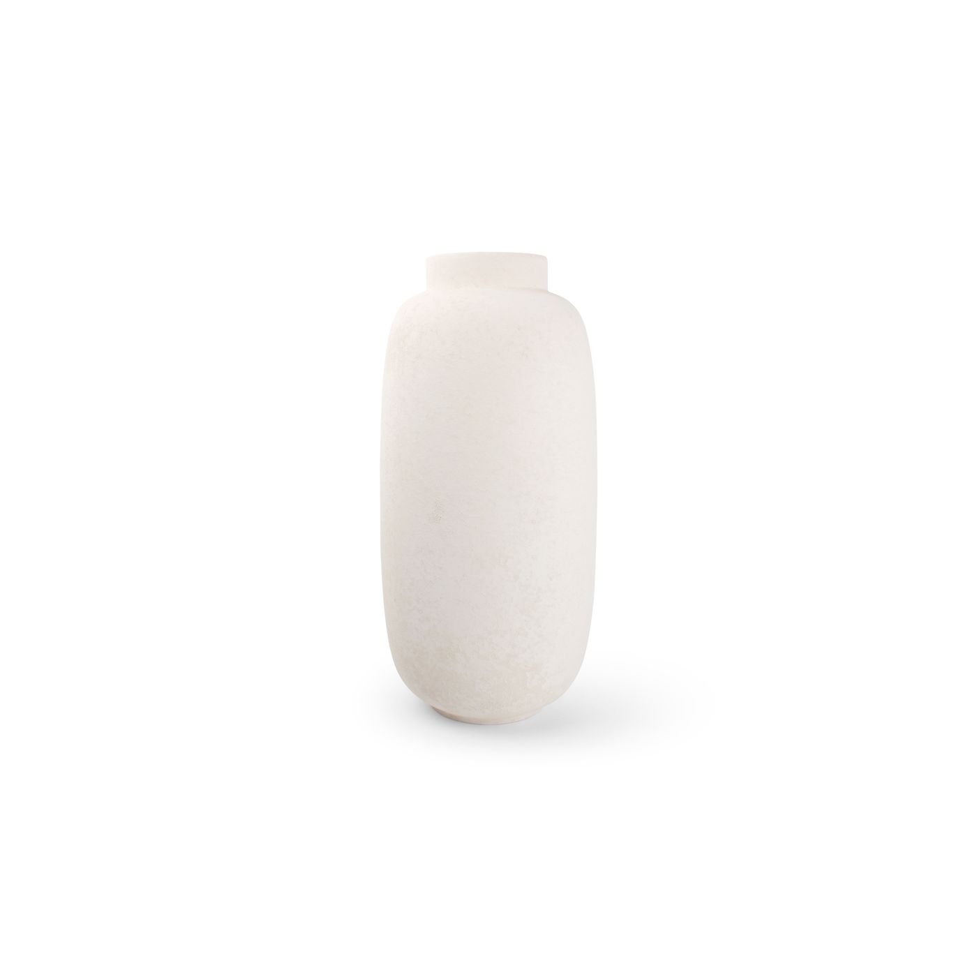 Vase Bullet blanc 23,5 x H.49,5 cm