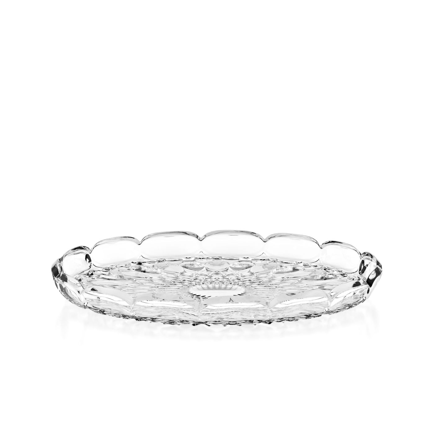 Plateau rond Vanity transparent D 31cm