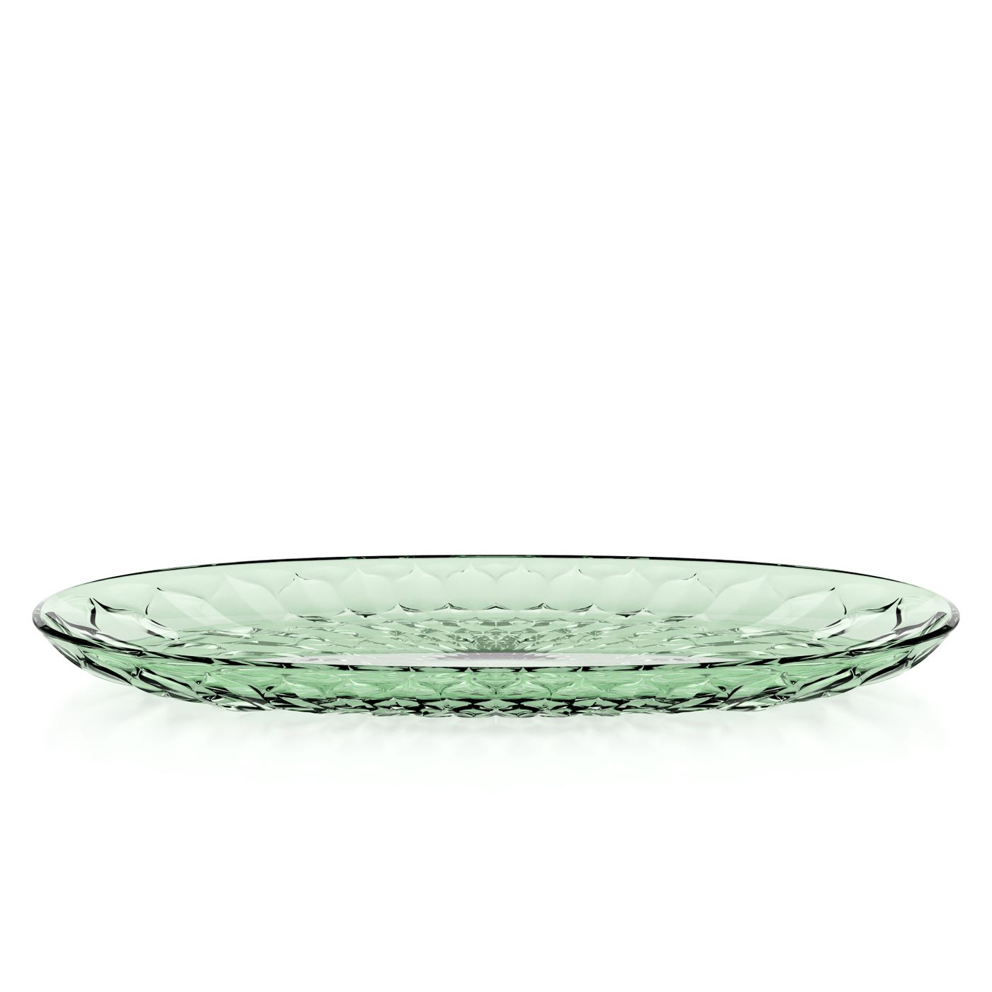 Plateau oval Vanity vert
