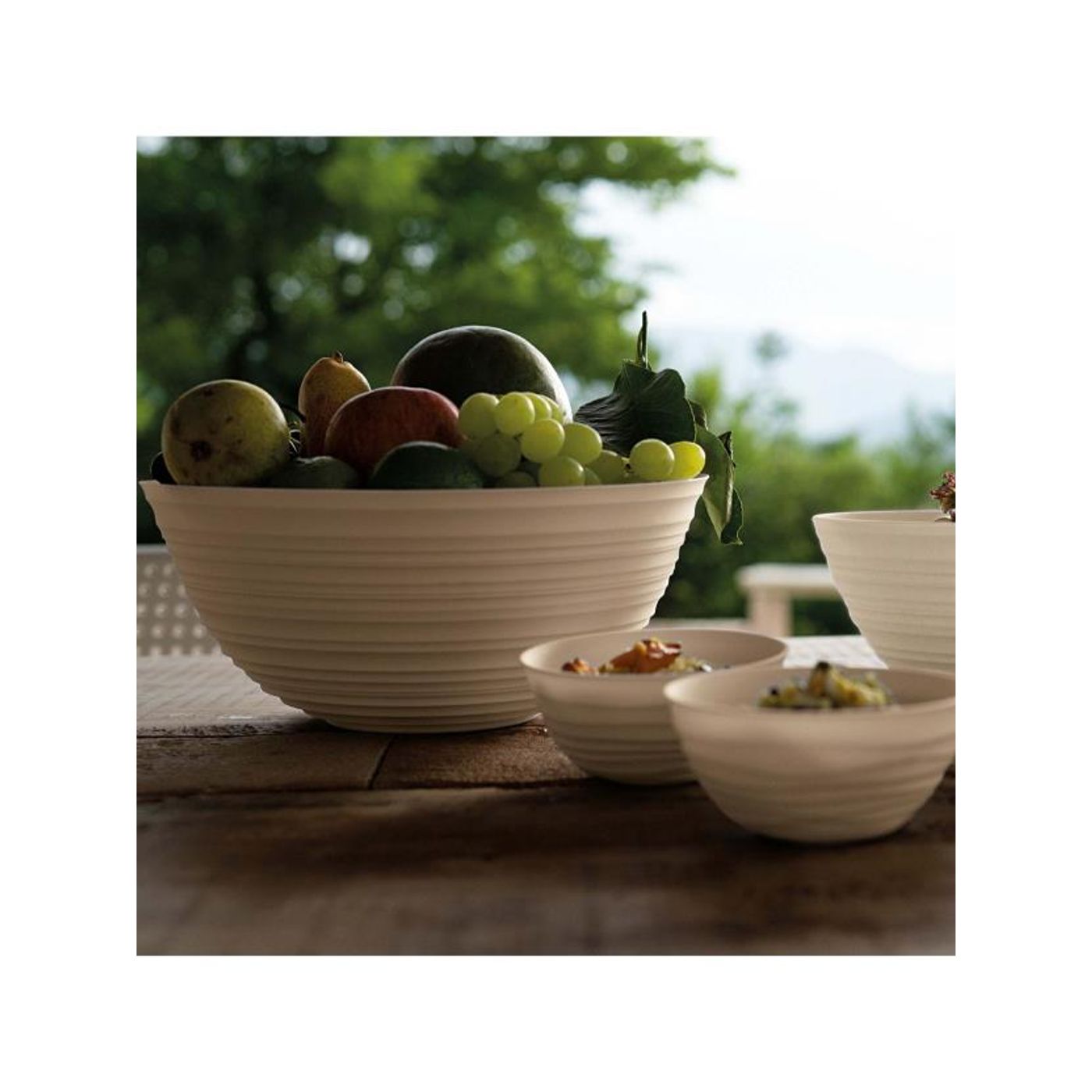 Saladier Tierra 30cm gris