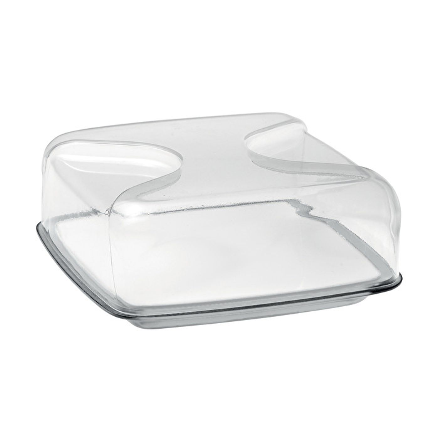 Cloche à fromage carrée Gocce transparente