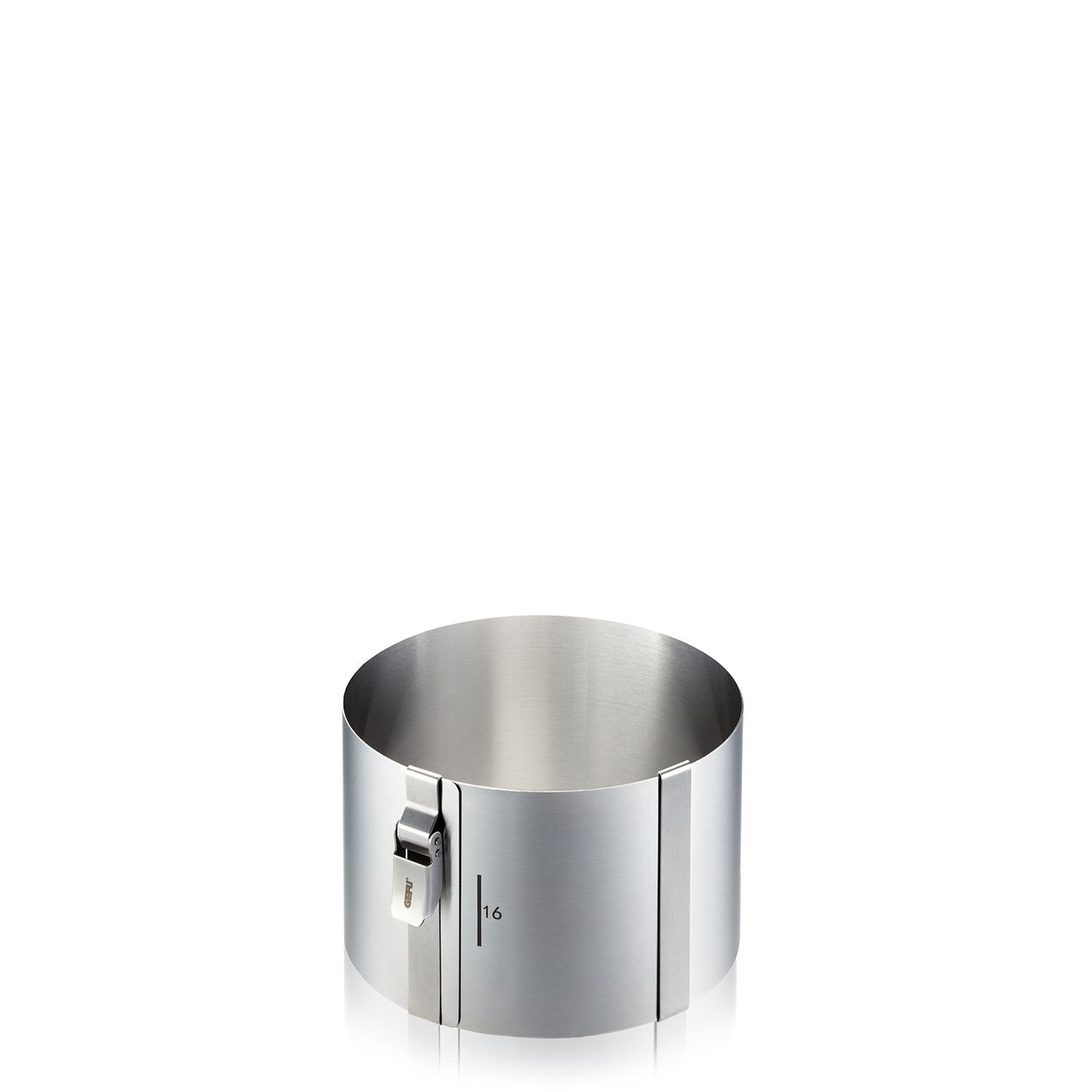 Cercle à gâteau Tondo clip h.10 cm en inox