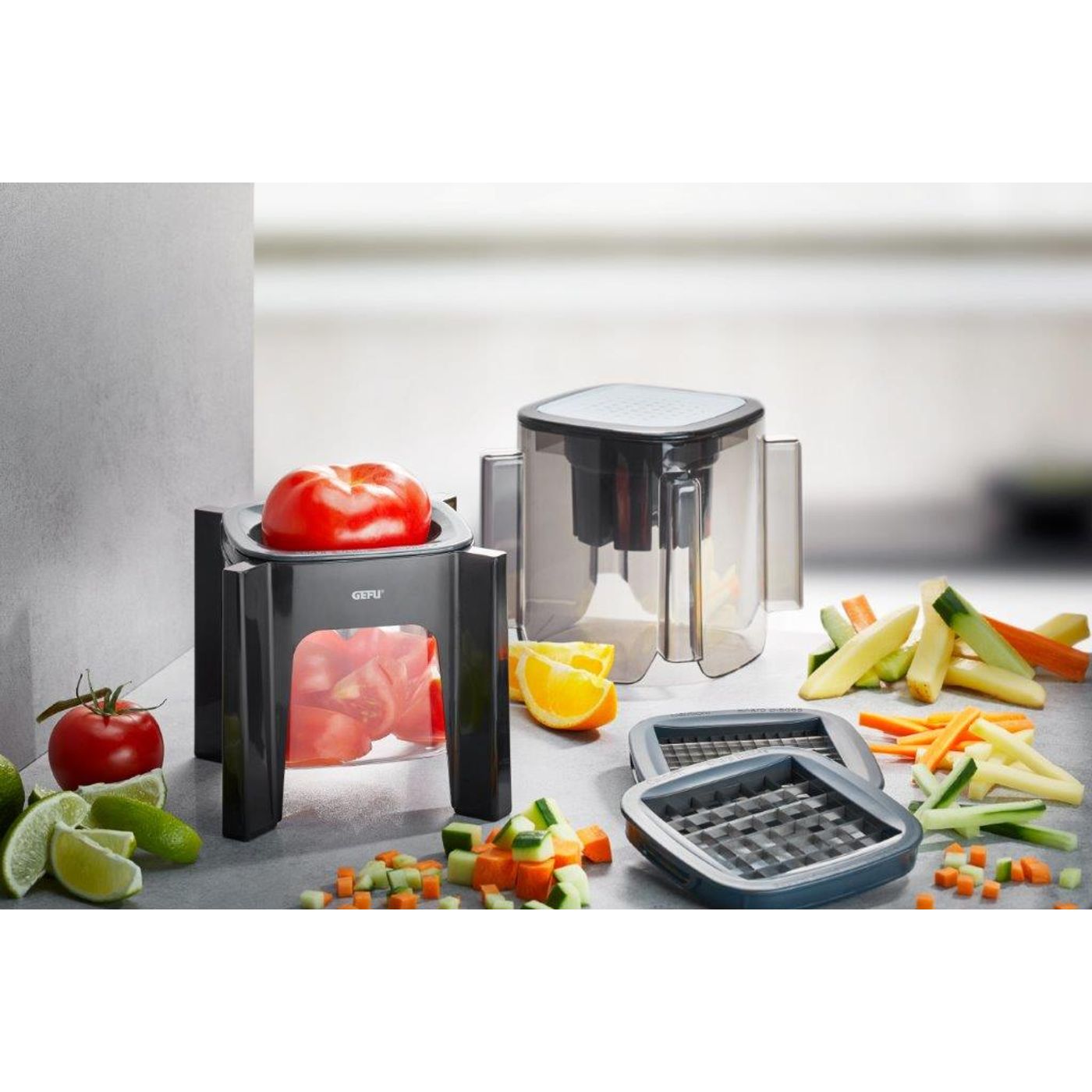 Coupe-frites et légumes avec bac TRICUT