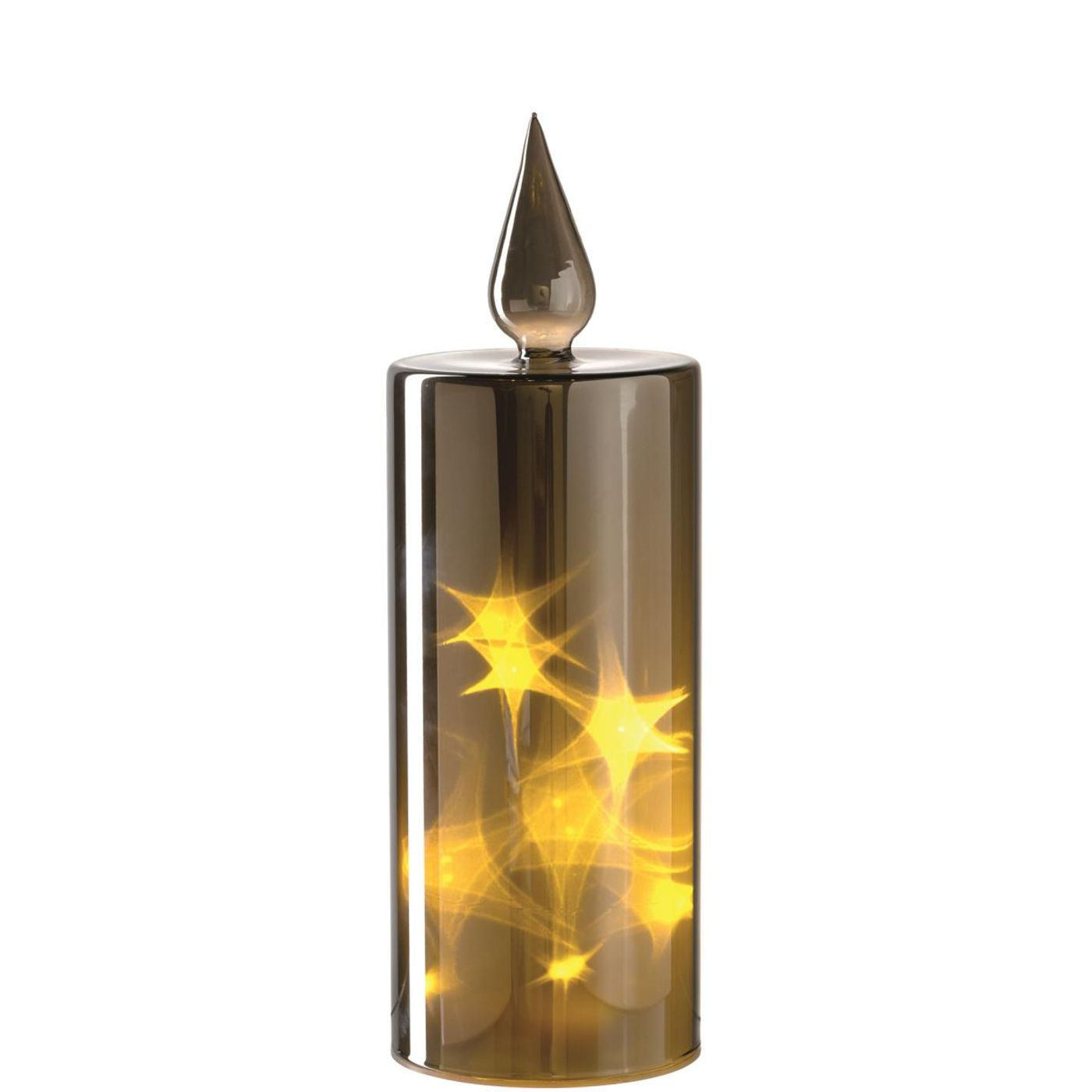 Bougie LED Felice H. 29 cm or