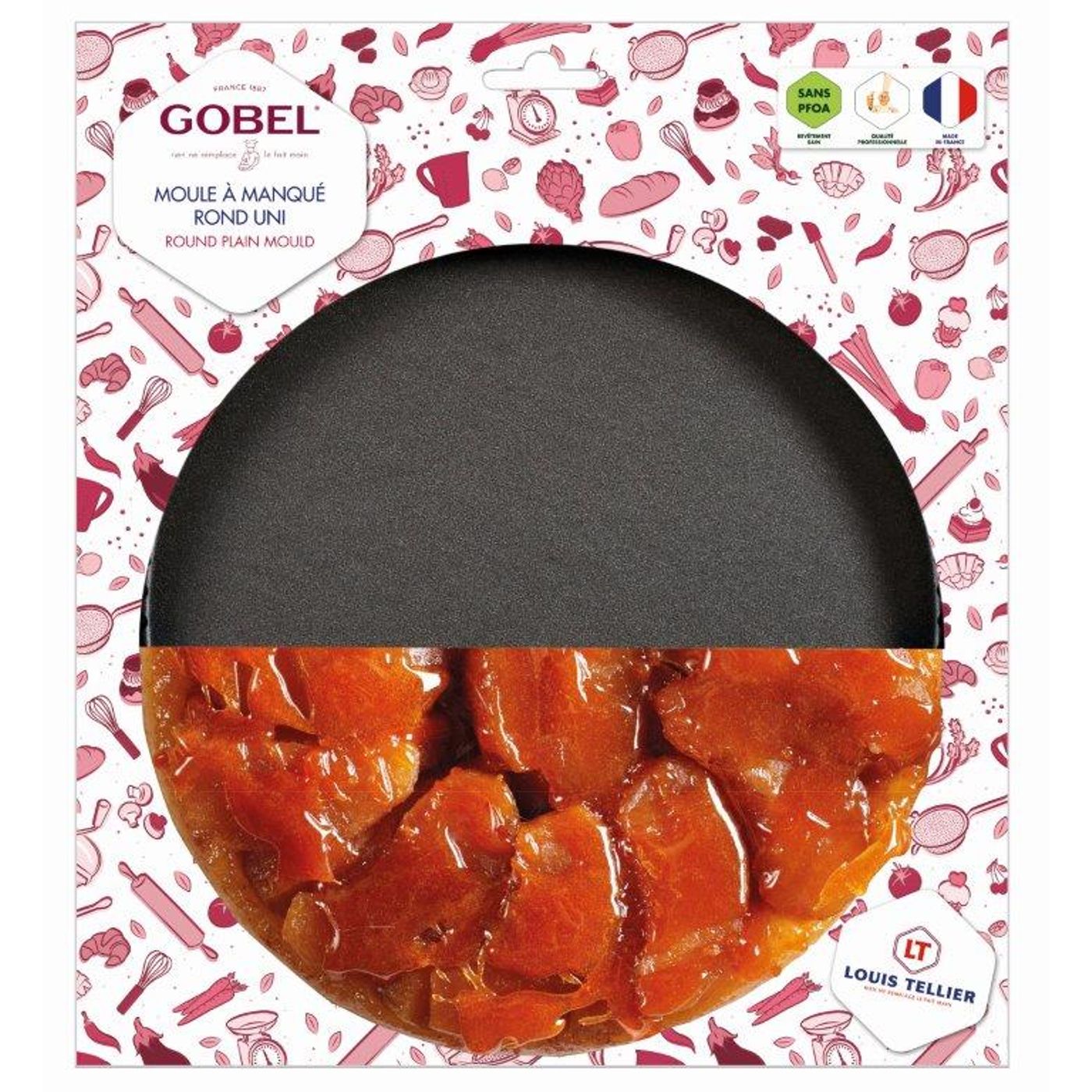 Coffret recette moule à manqué pour tarte tatin
