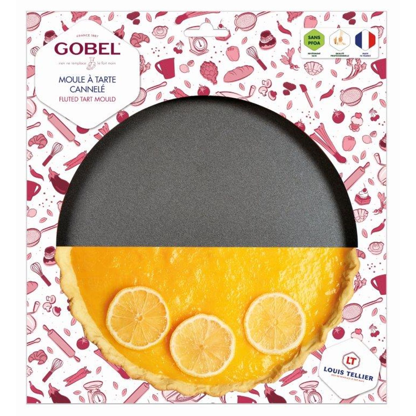Coffret recette tourtière pour tarte citron