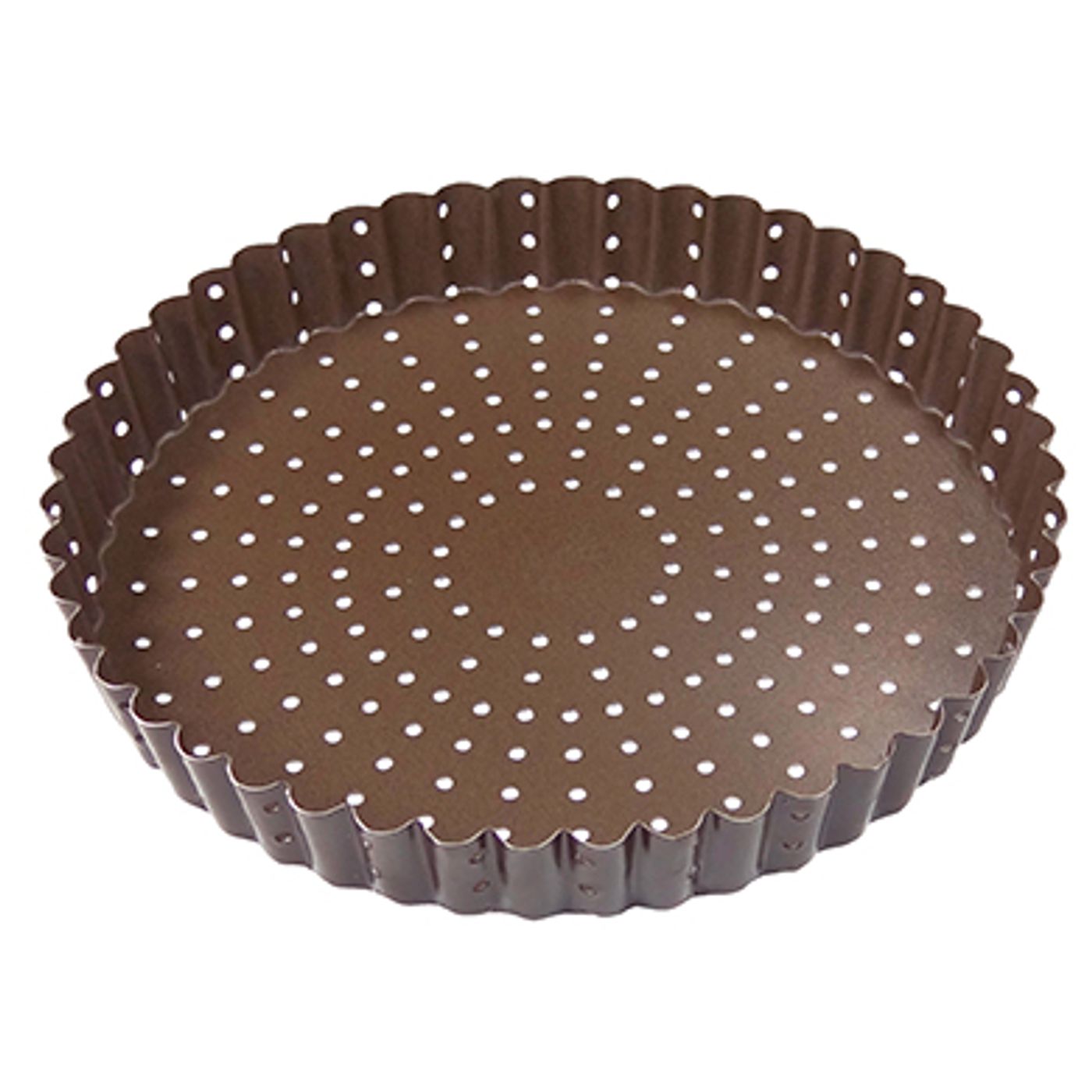 Tourtière cannelée perforée 28 cm