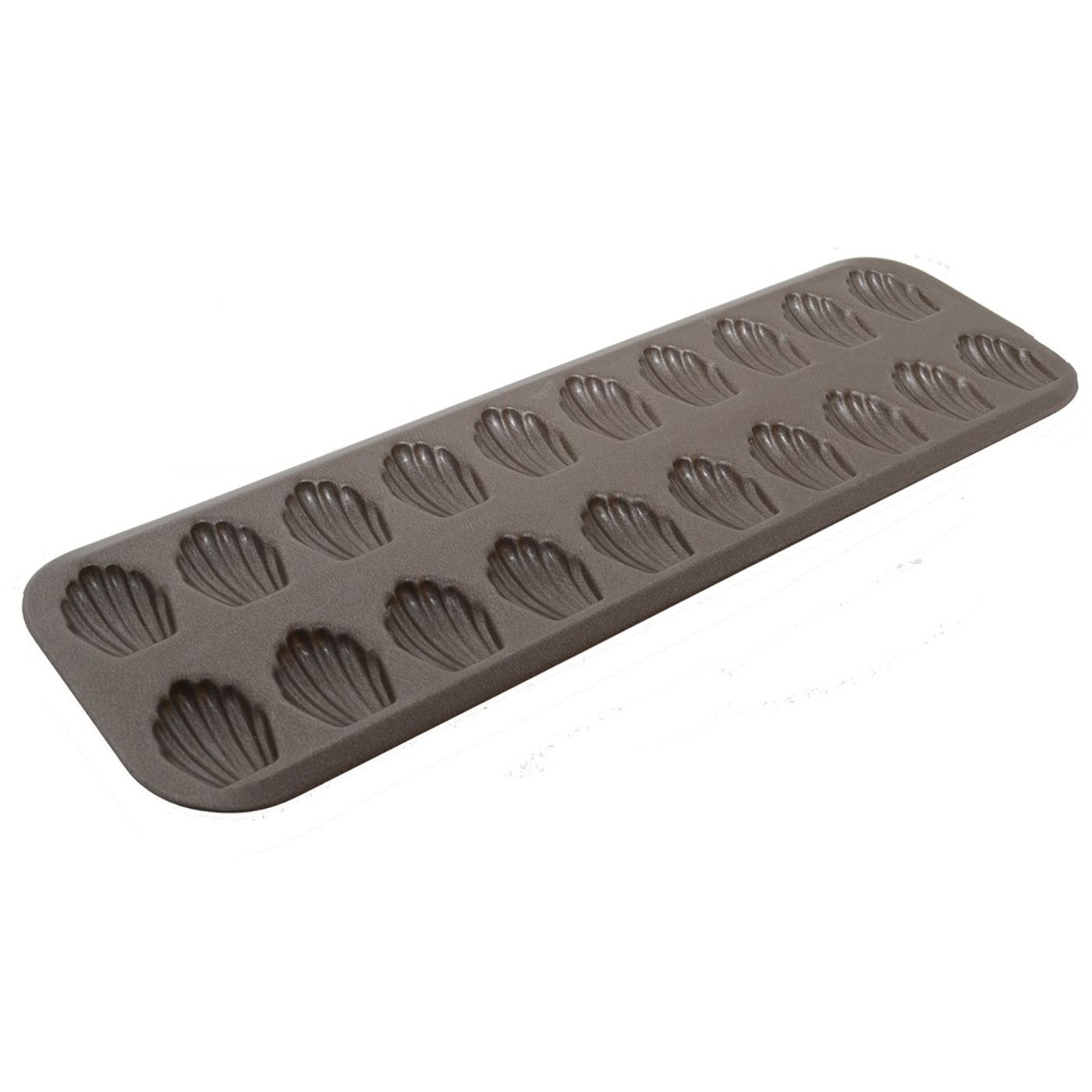Plaque 20 madeleines en tôle anti-adhérente