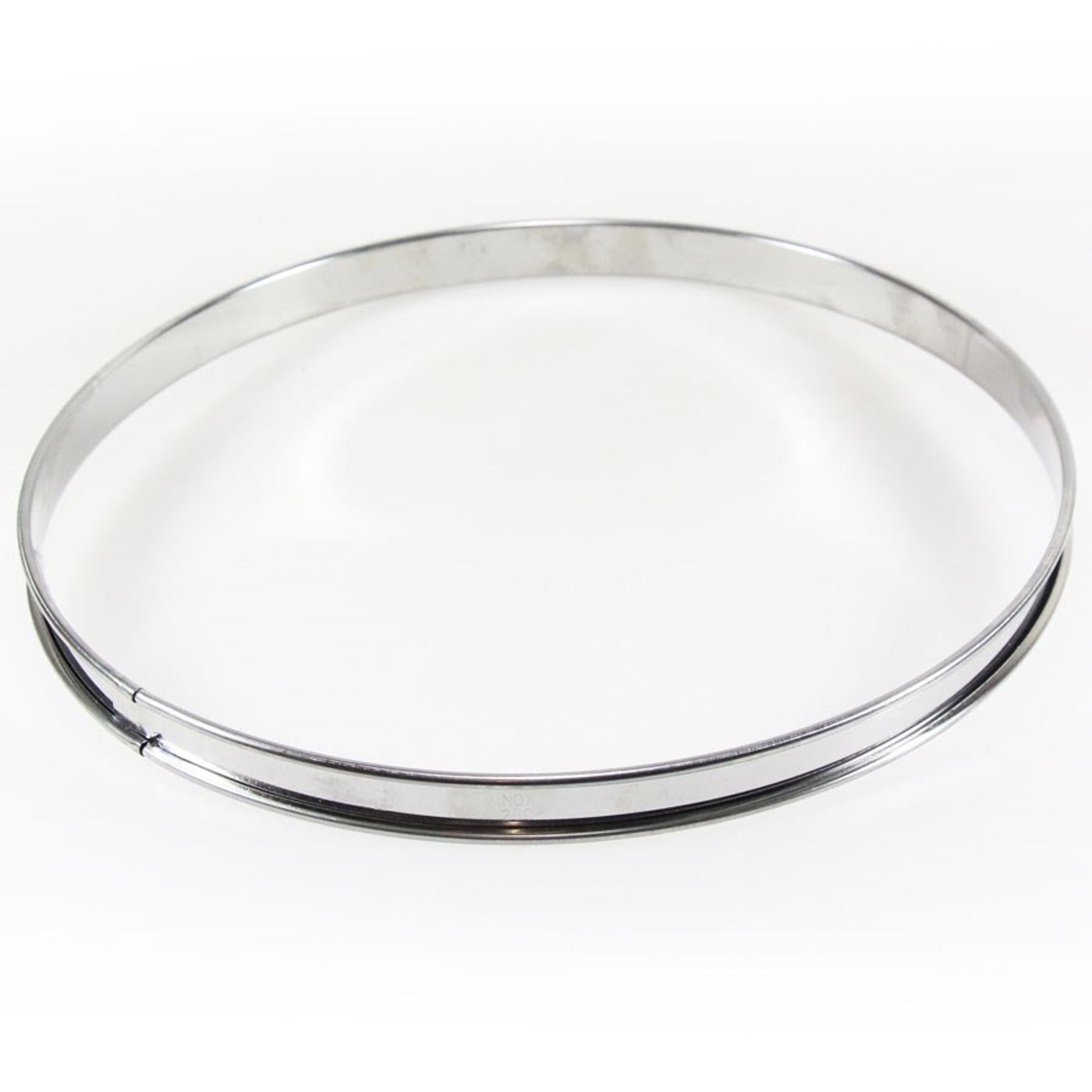Cercle à tarte D. 28 cm H.2 cm inox