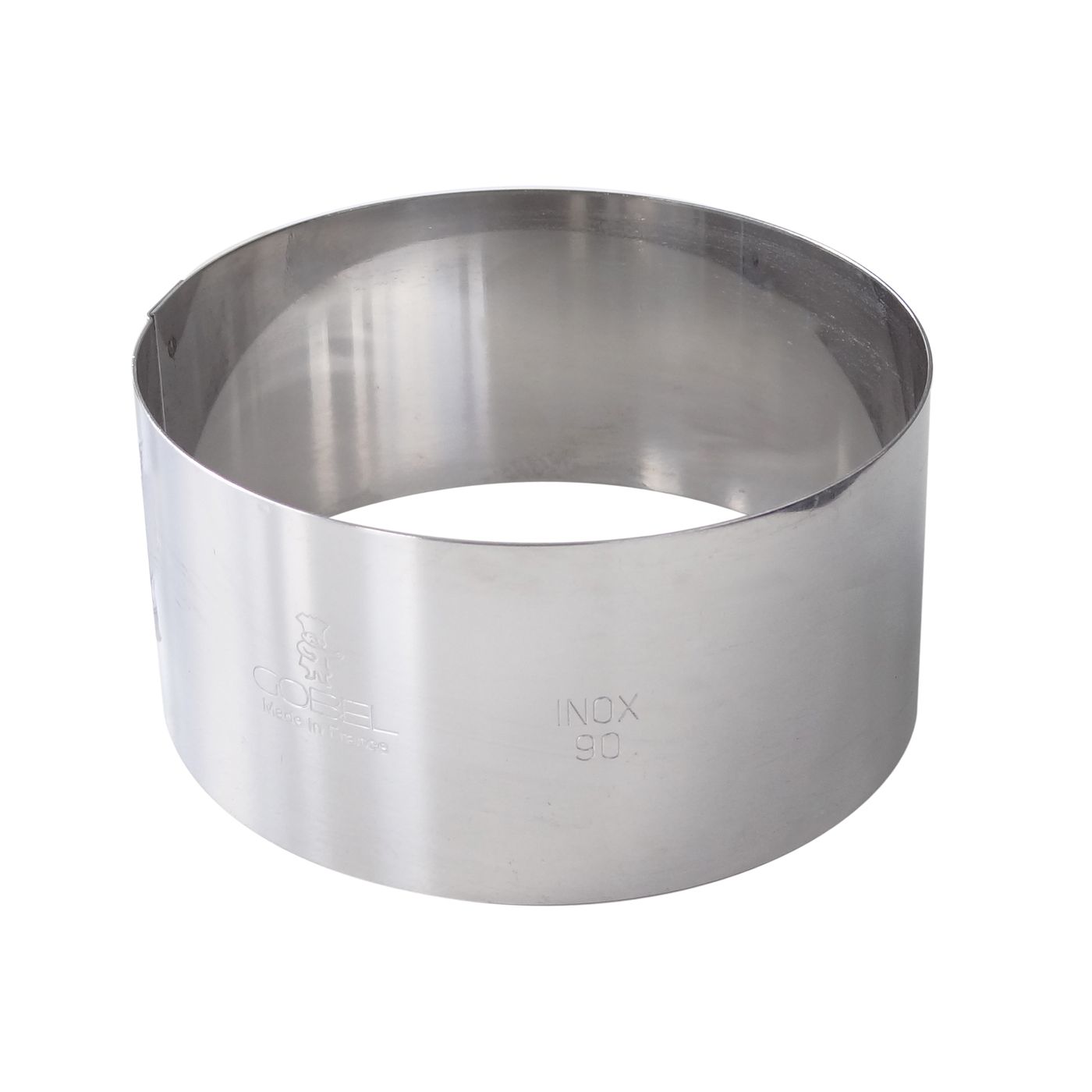 Cercle à mousse inox diamètre 8 cm