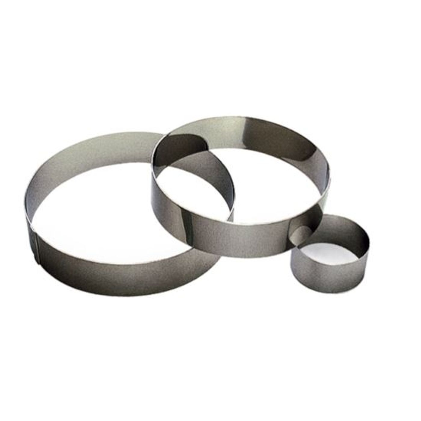 Cercle à mousse inox diamètre 14 cm