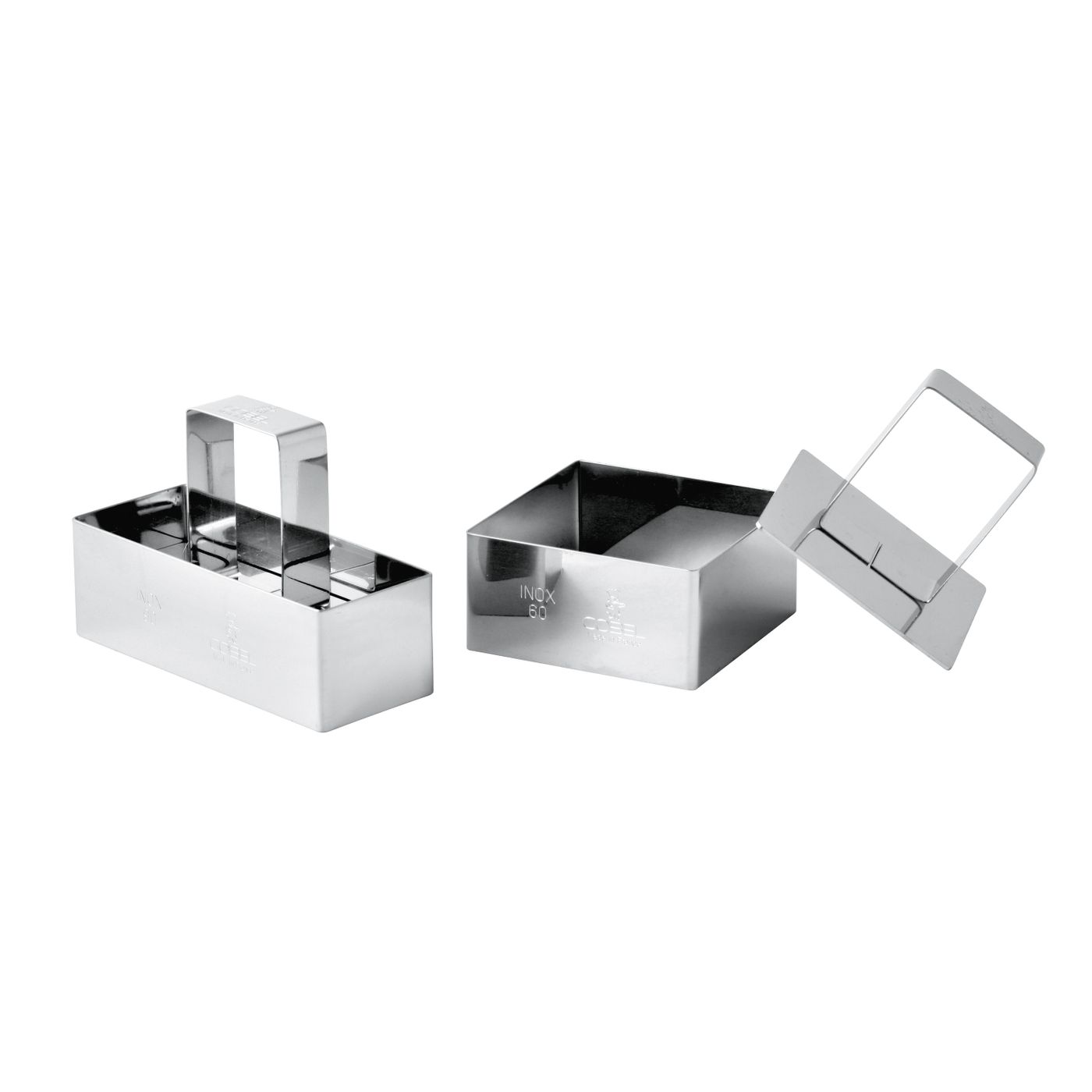 Découpoir carré + poussoir inox