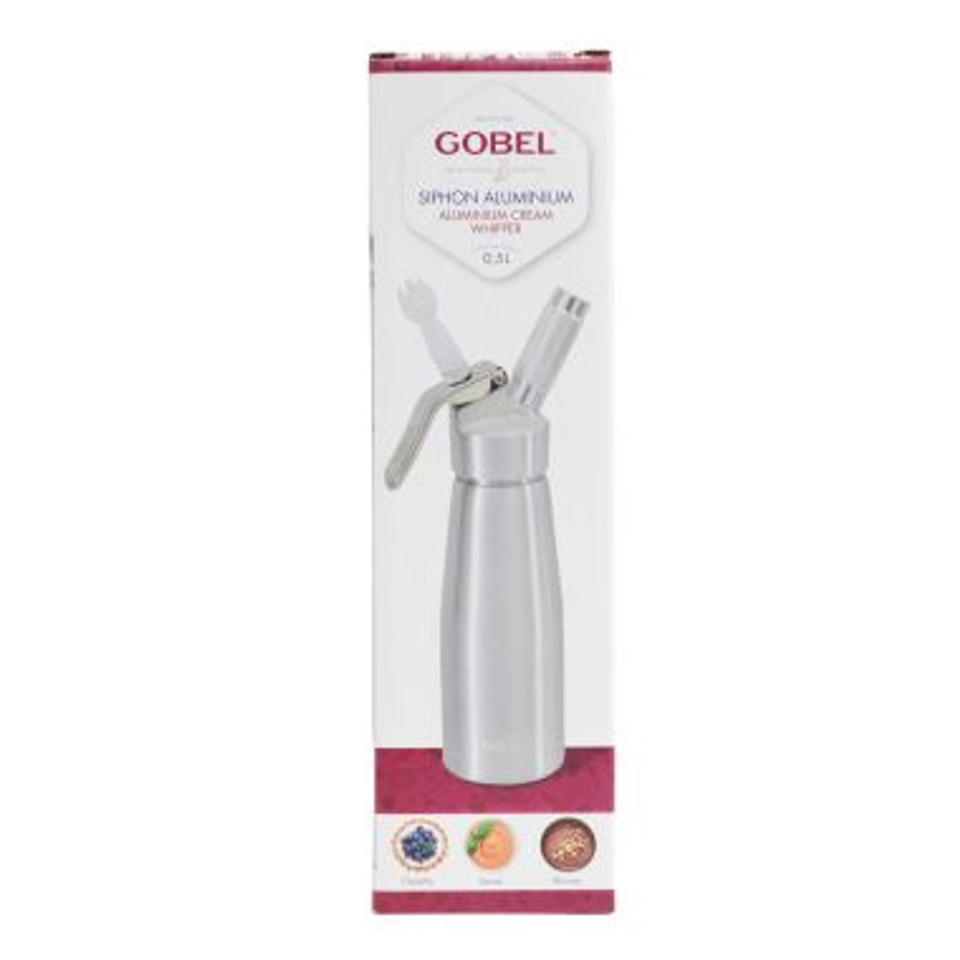 Siphon aluminium 0,5 L