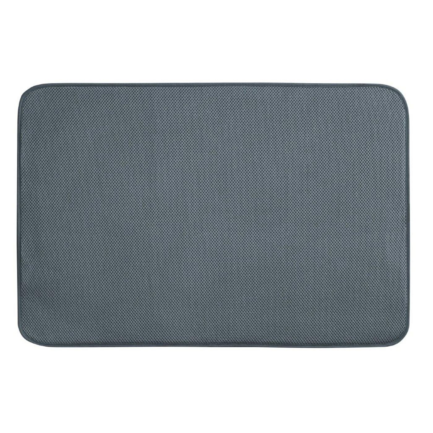 Tapis de séchage blanc/gris 46 x 41 cm
