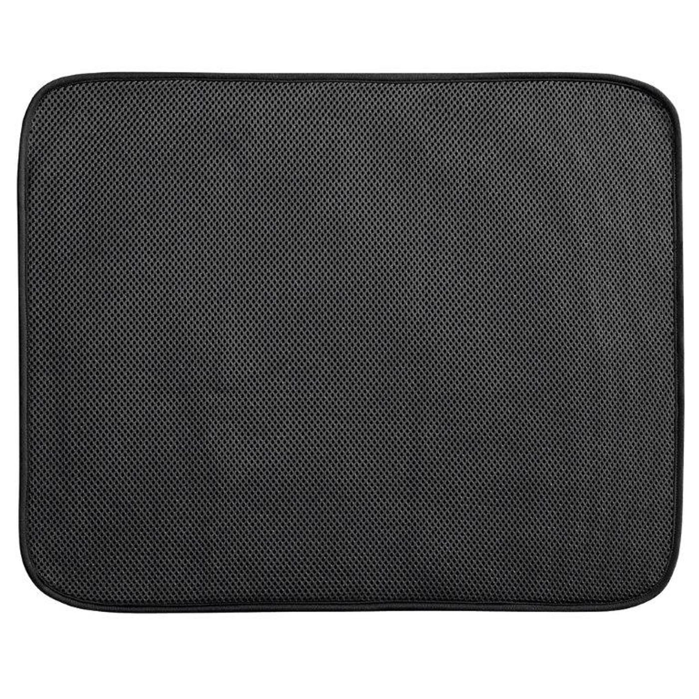 Tapis de séchage mat noir/blanc 46 x 41cm