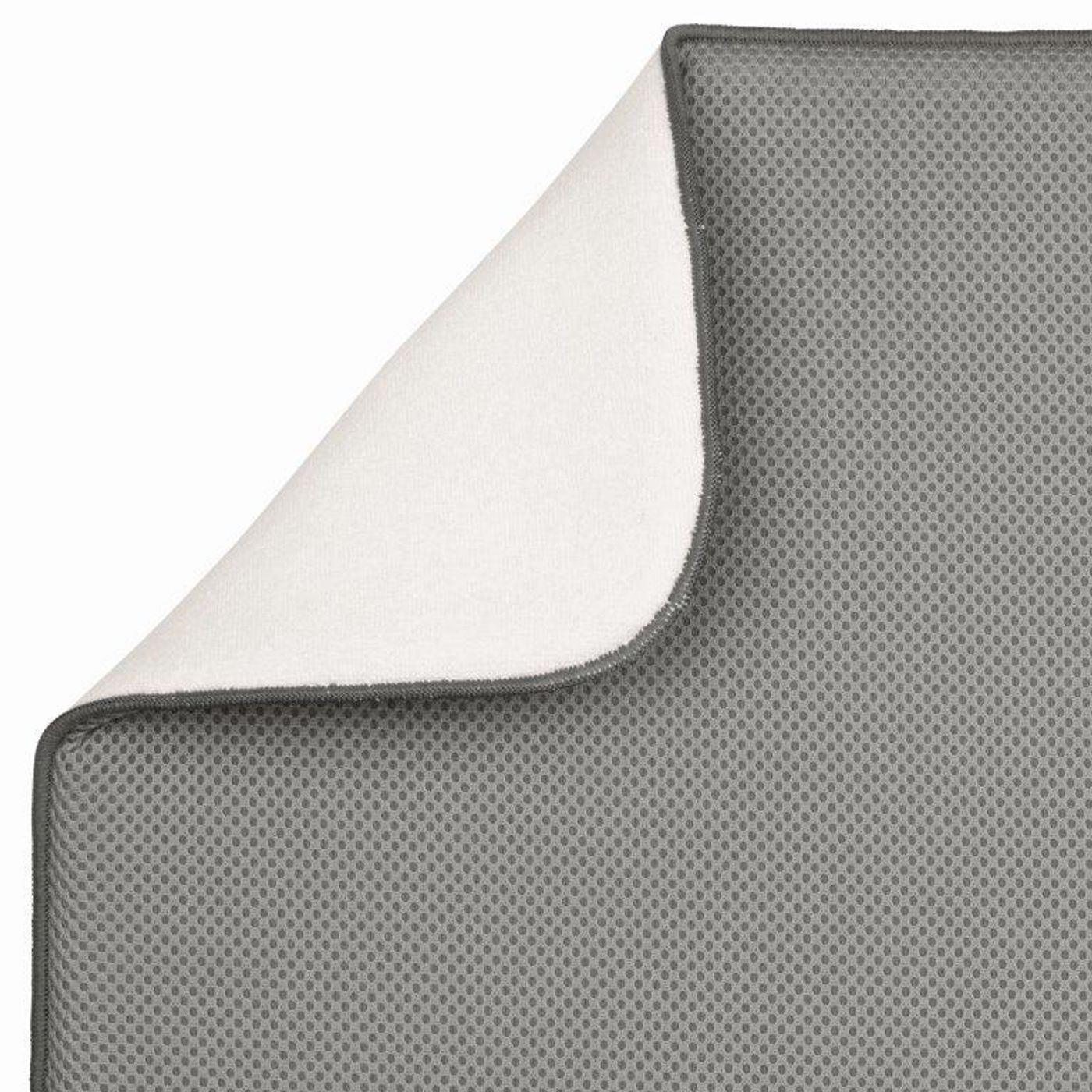 Tapis de séchage blanc/gris 45 x 23 m