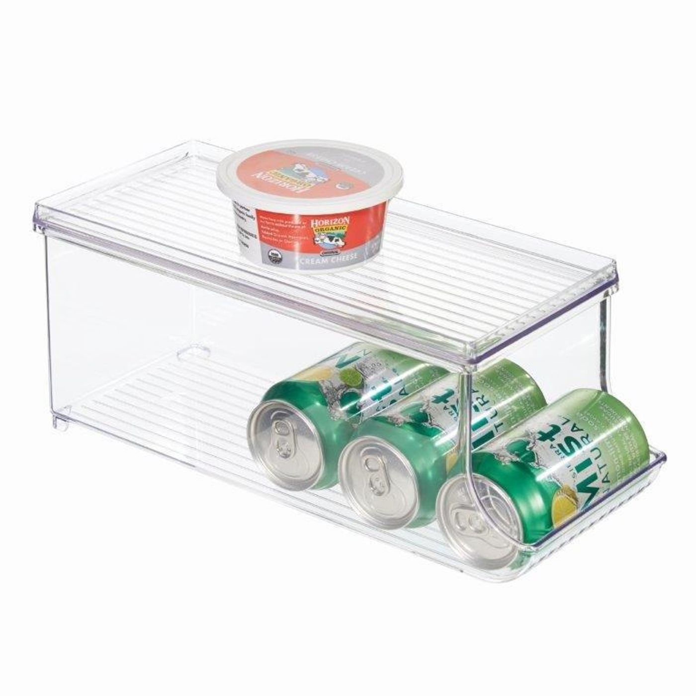 Boîte de rangement avec couvercle pour canette