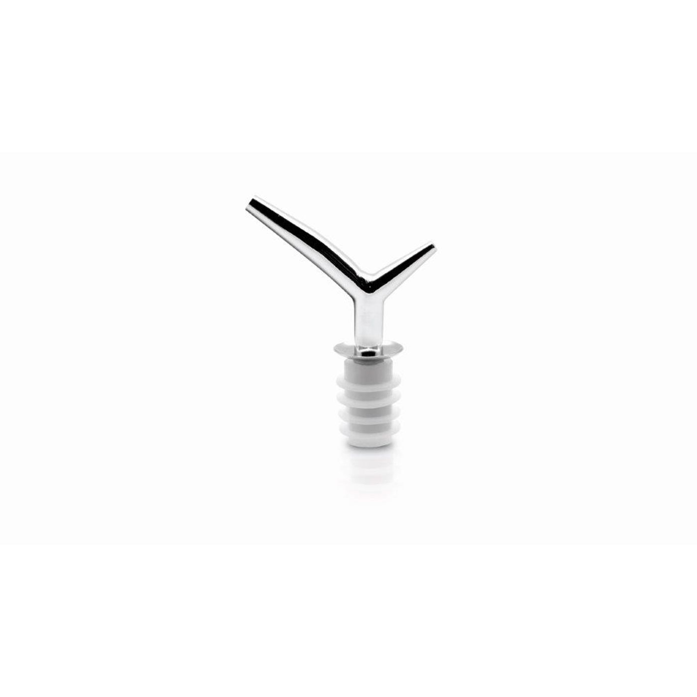 Double bec verseur doseur en inox
