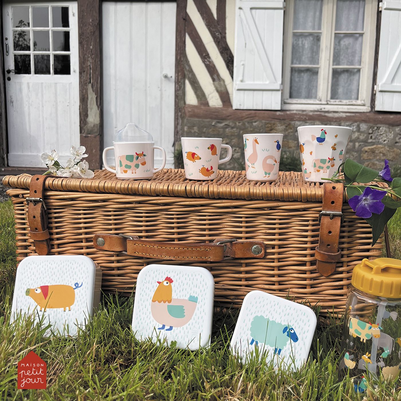 Tasse d'apprentissage antidérapante La Ferme