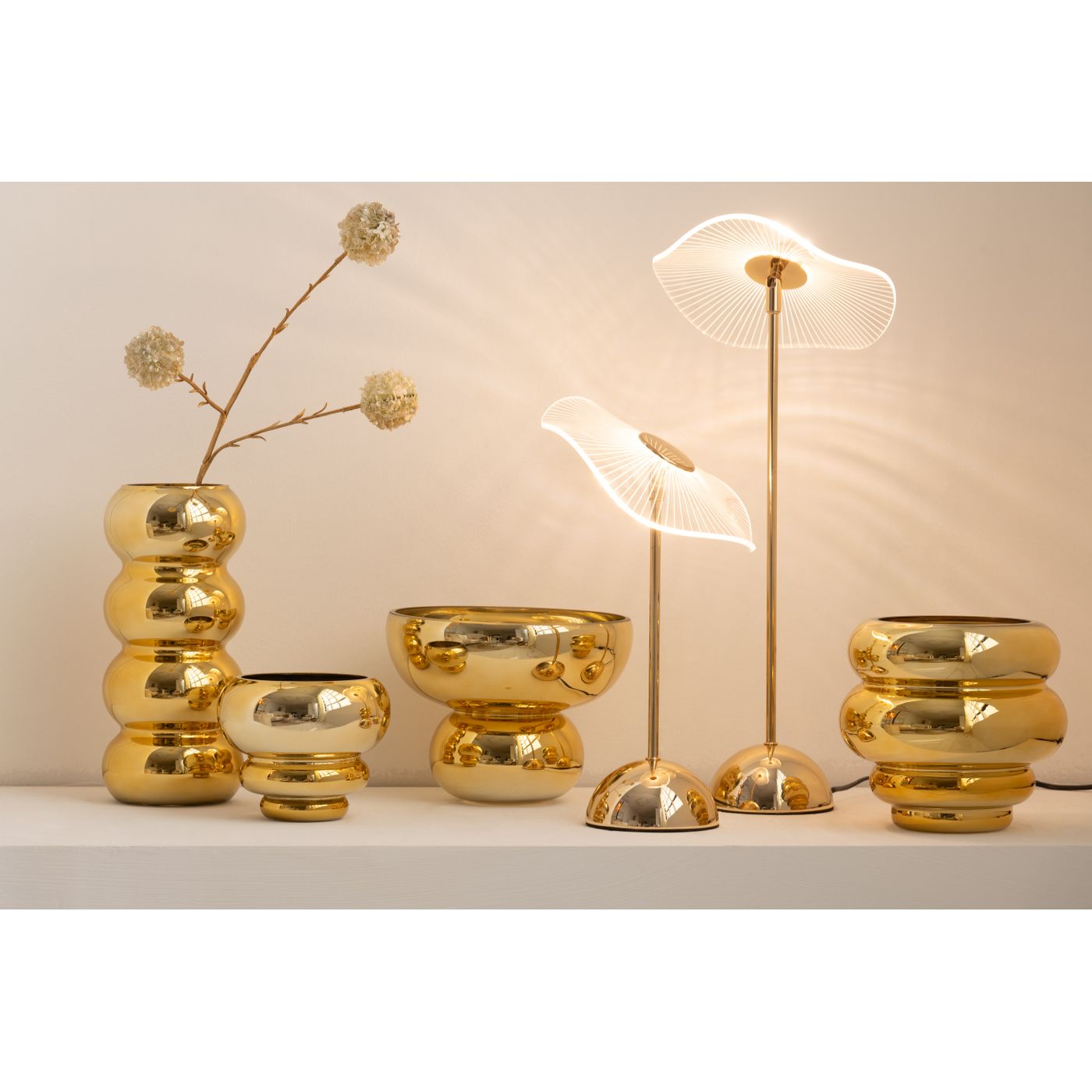 Lampe Led Fleur H31cm