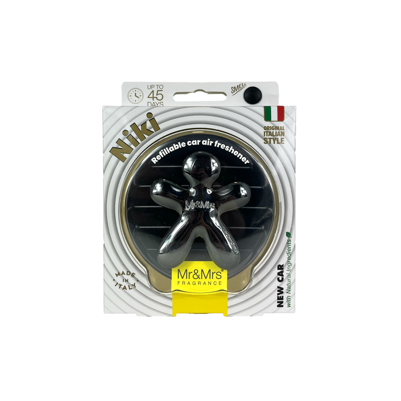 Diffuseur de voiture niki chrome titane