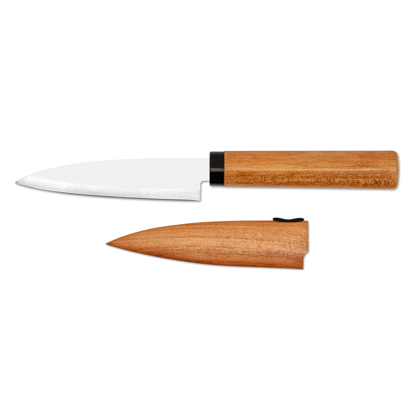 Couteau à fruit avec fourreau en bois