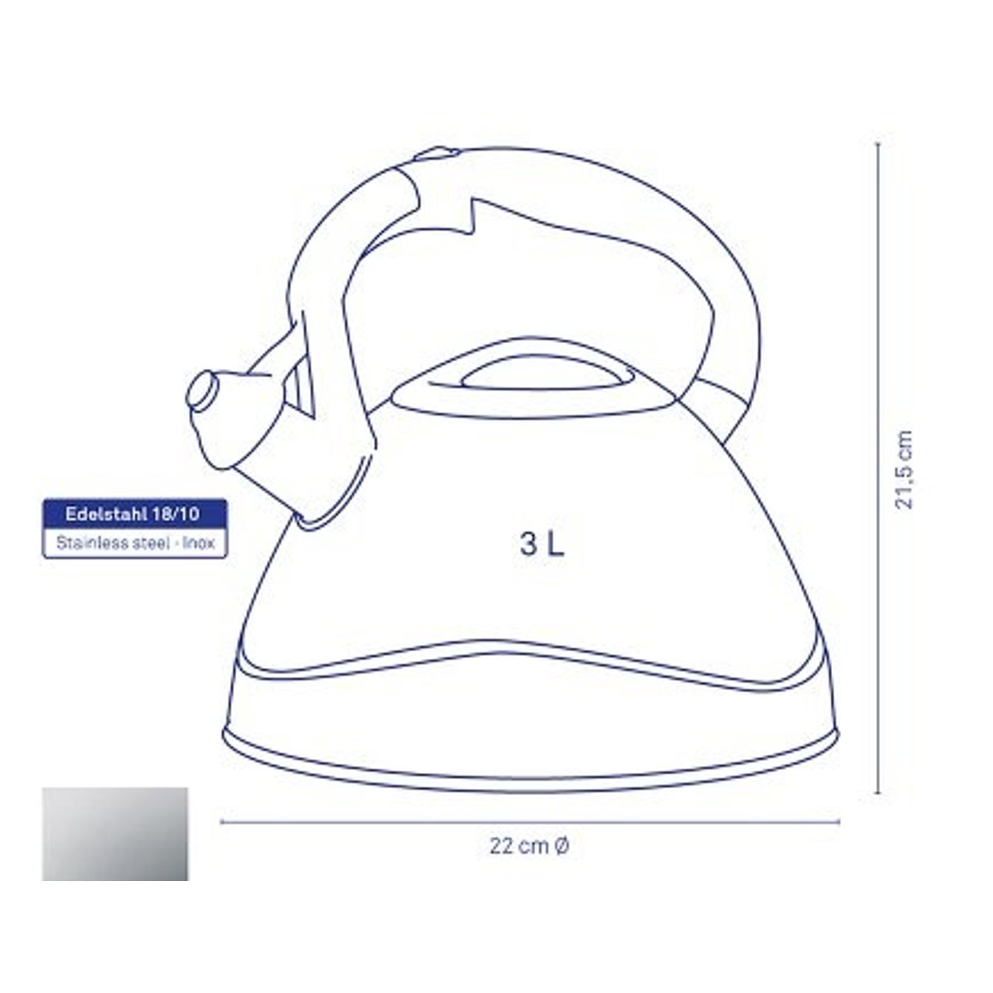 Bouilloire varus  3l