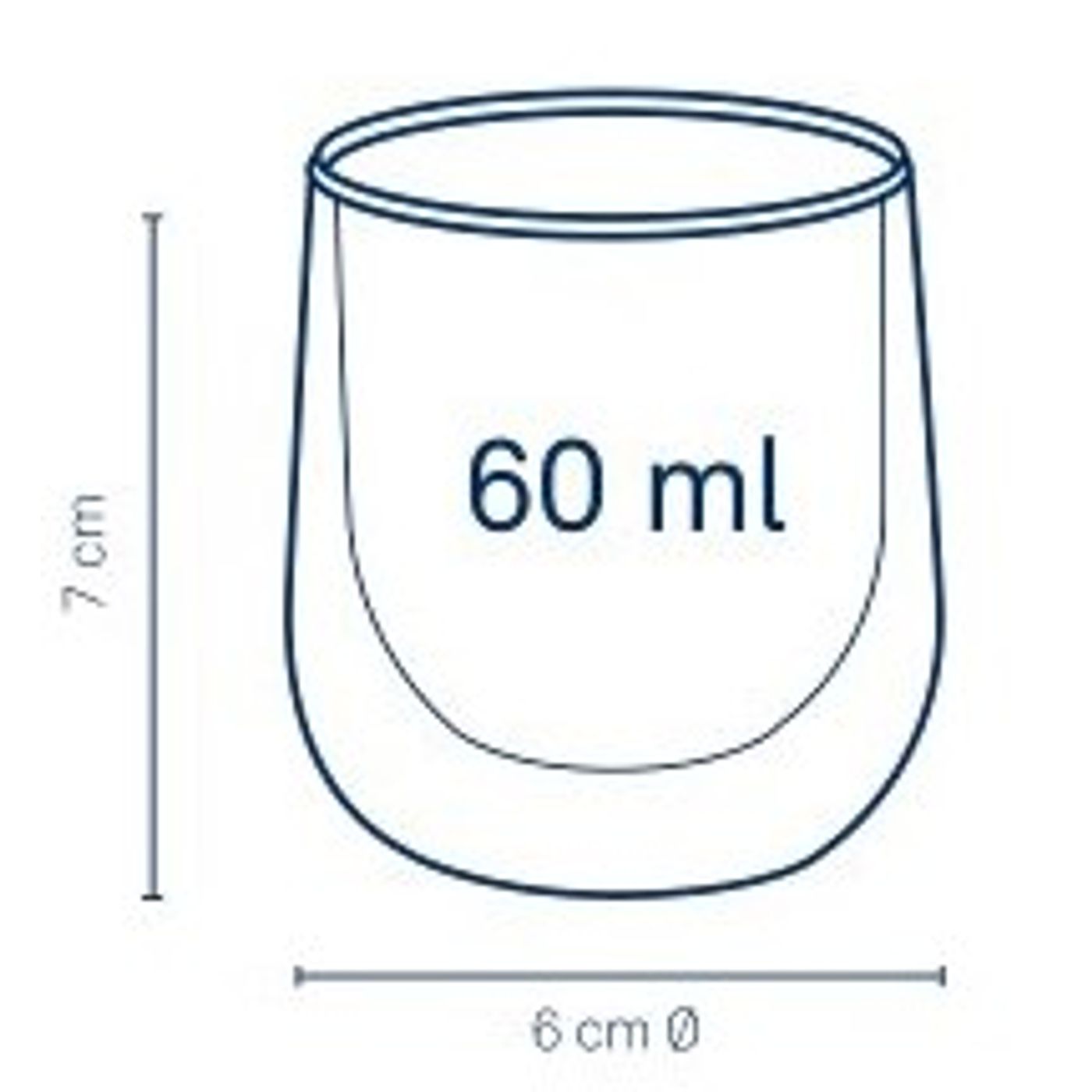 2 verres à espresso Fontana