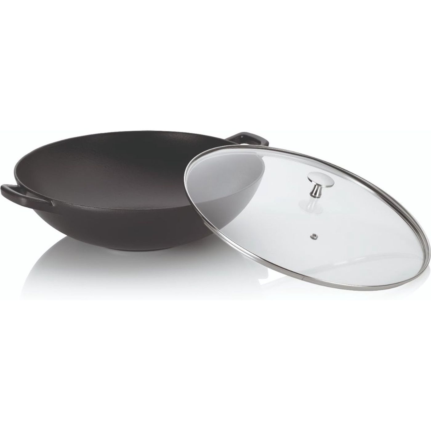 Wok Calido en fonte noire 36 cm
