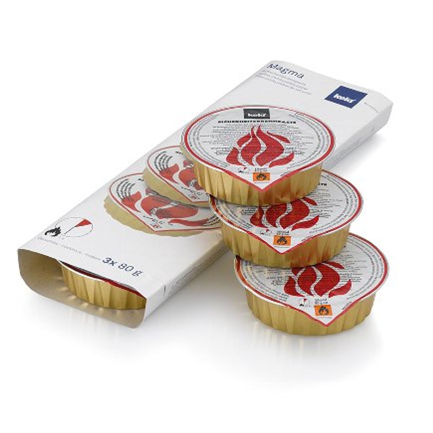 Lot de 3 pâtes à bruler Magma