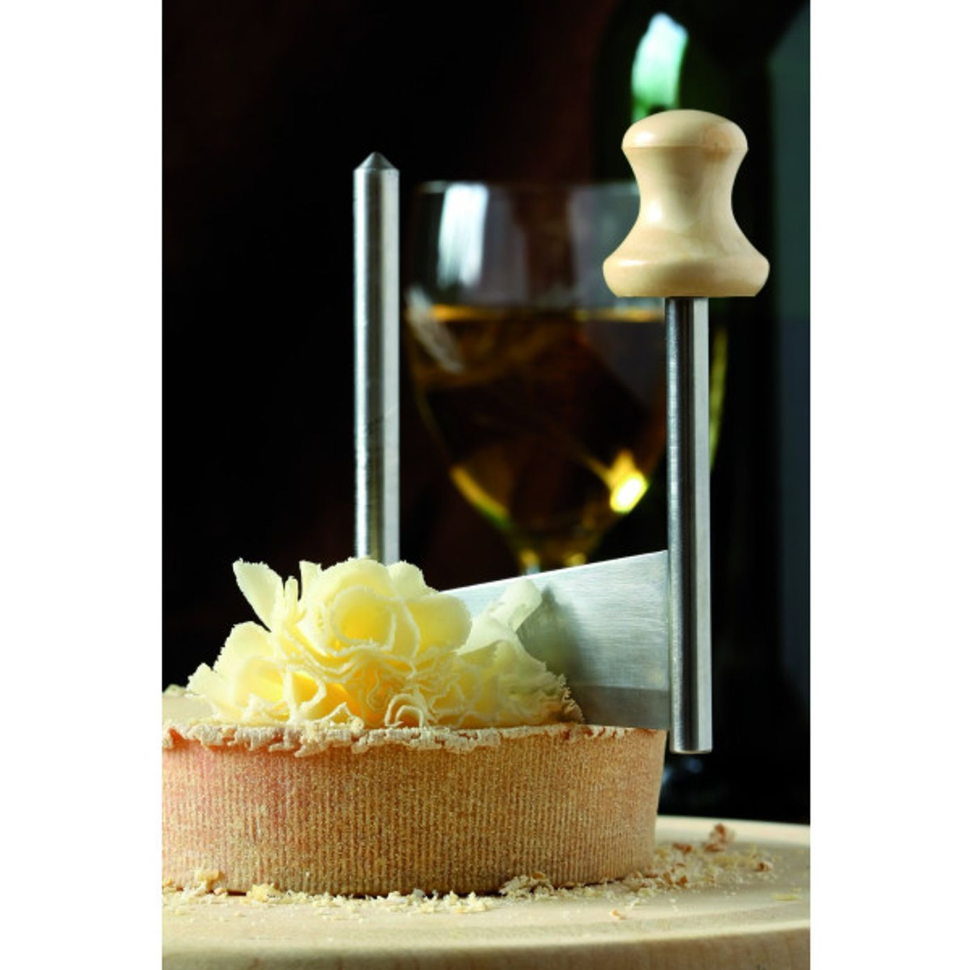 Girolle à fromage en bois + cloche