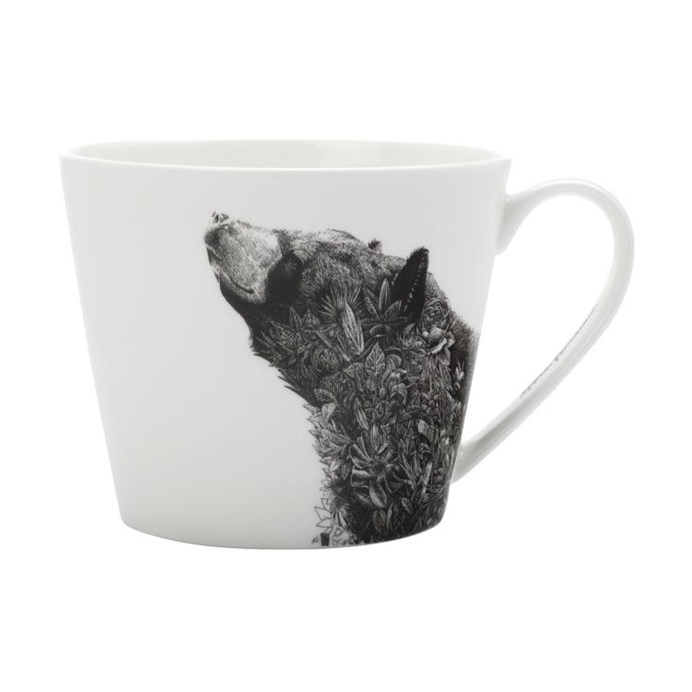 Mug Marini Ferlazzo noir Ours 45 cl
