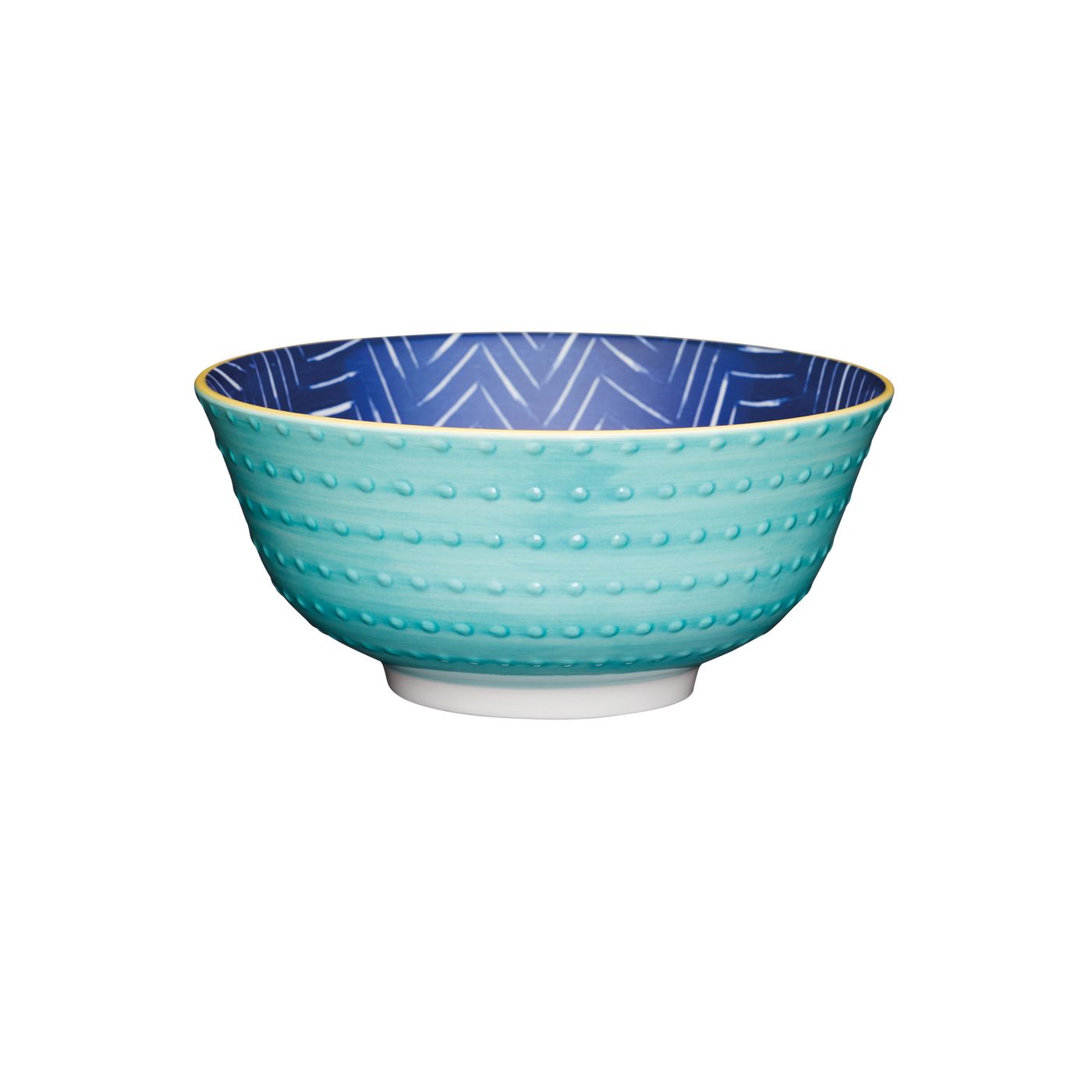 Bol Buddha bowl - motifs chevrons bleus