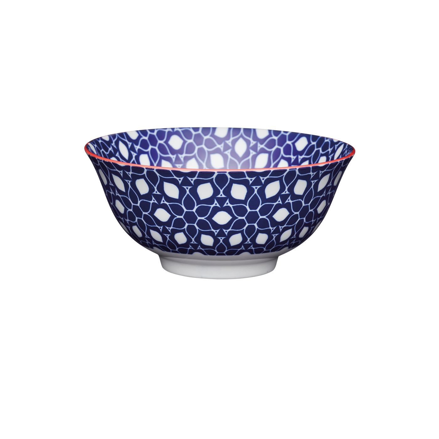 Bol Buddha bowl - motifs floraux bleus