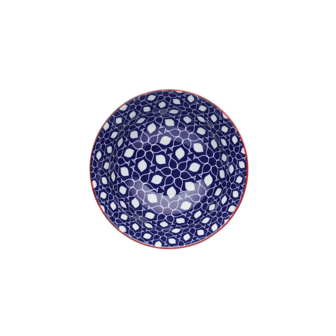 Bol Buddha bowl - motifs floraux bleus