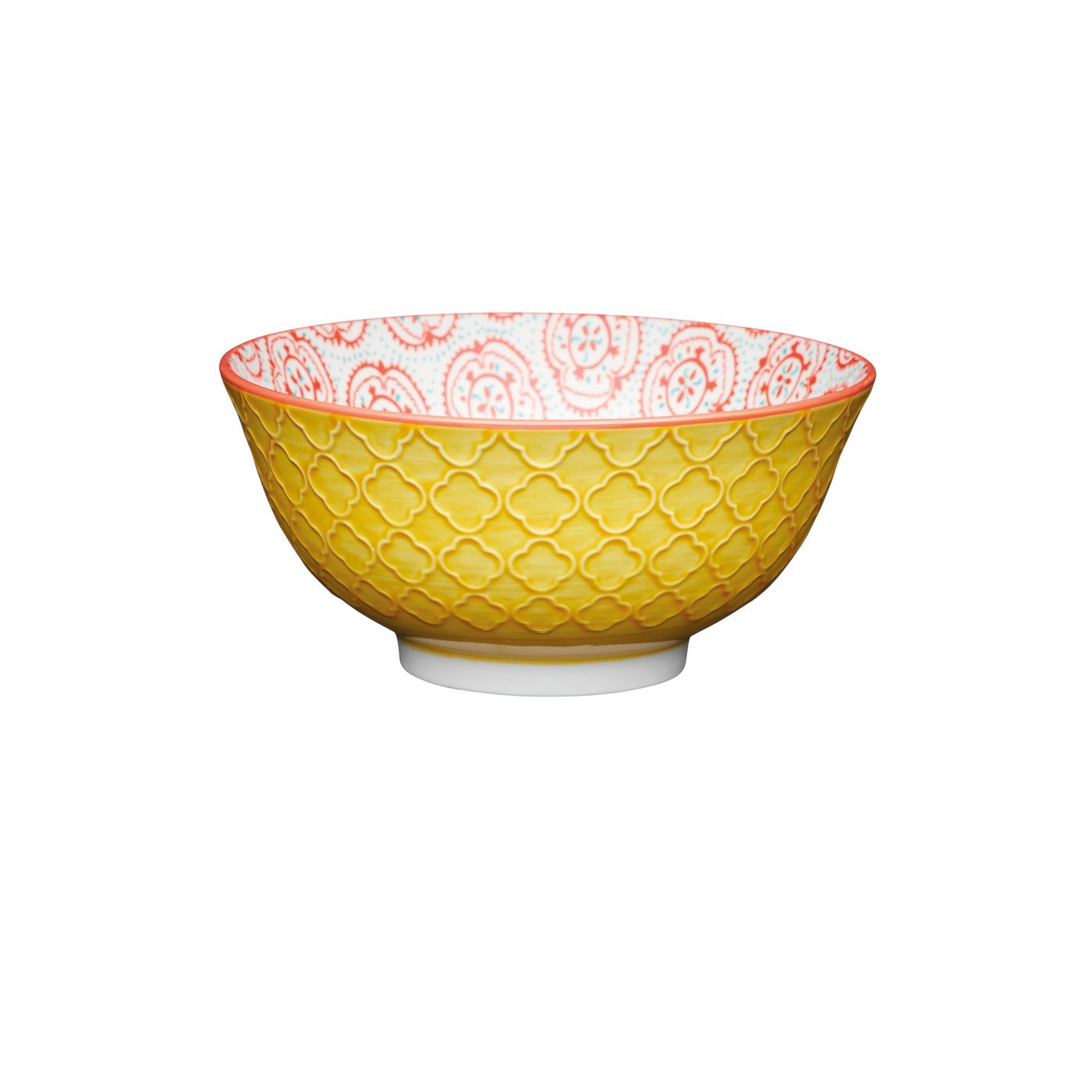 bol Buddha bowl - motif floral jaune