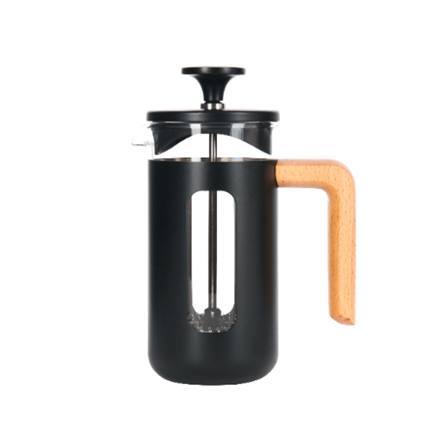 Cafetière à piston Pisa 3 tasses noir