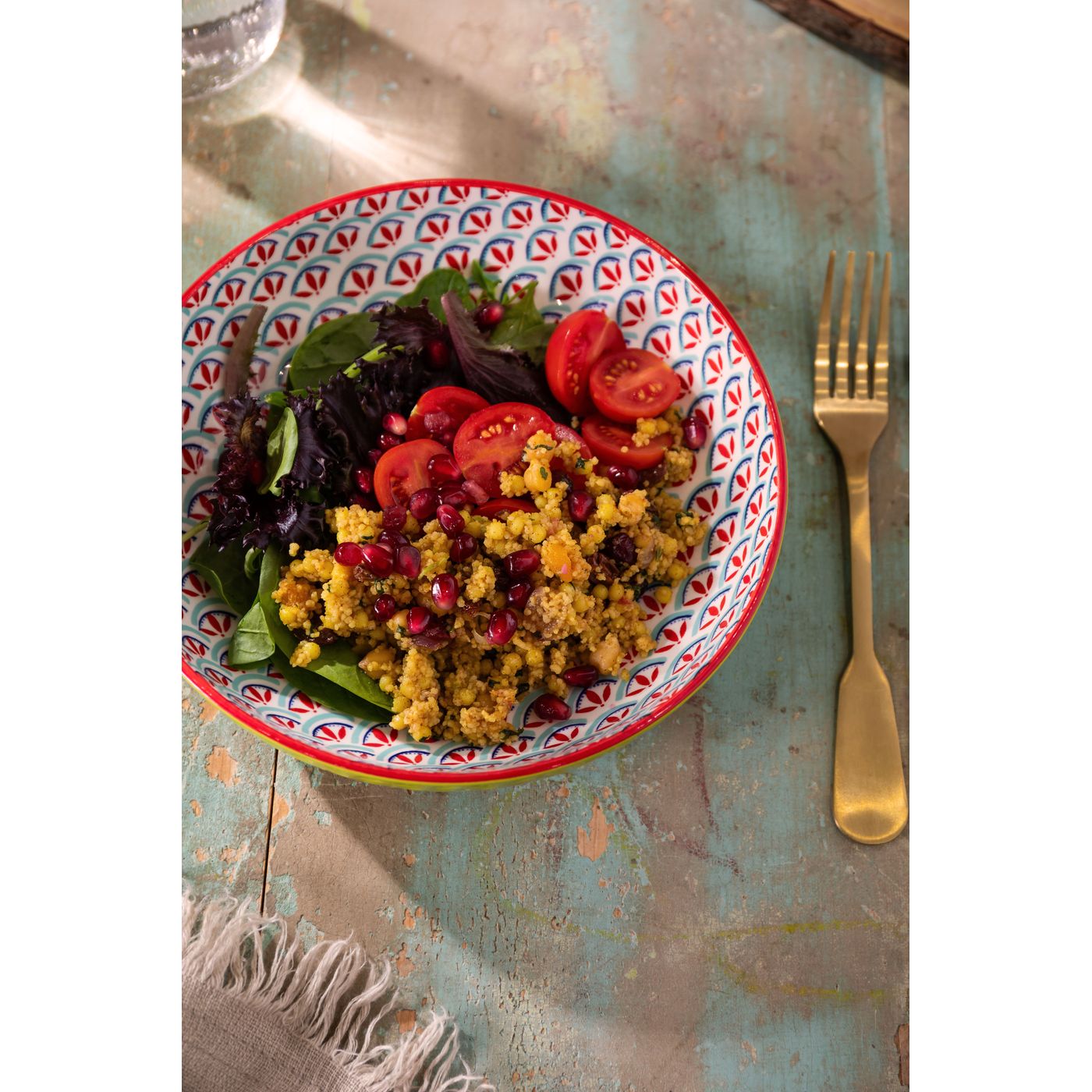 Poke bowl Ligne Géometrique