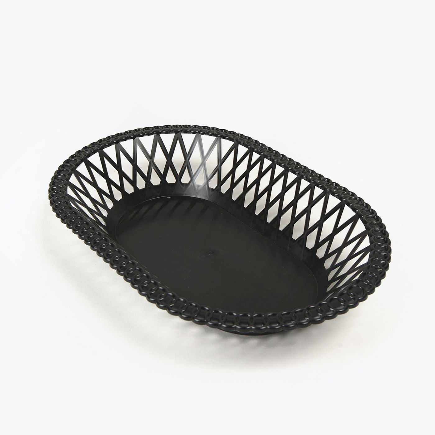 CORBEILLE 1970'S noir réglisse 31 X 20 X 5,5 CM LA CARAFE