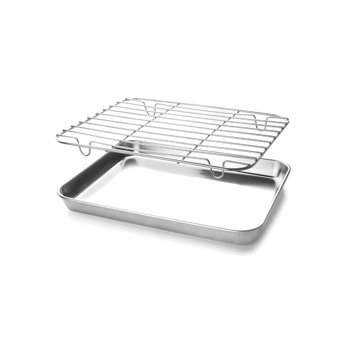 Plat à four + grille 26,5 x 20,5 cm