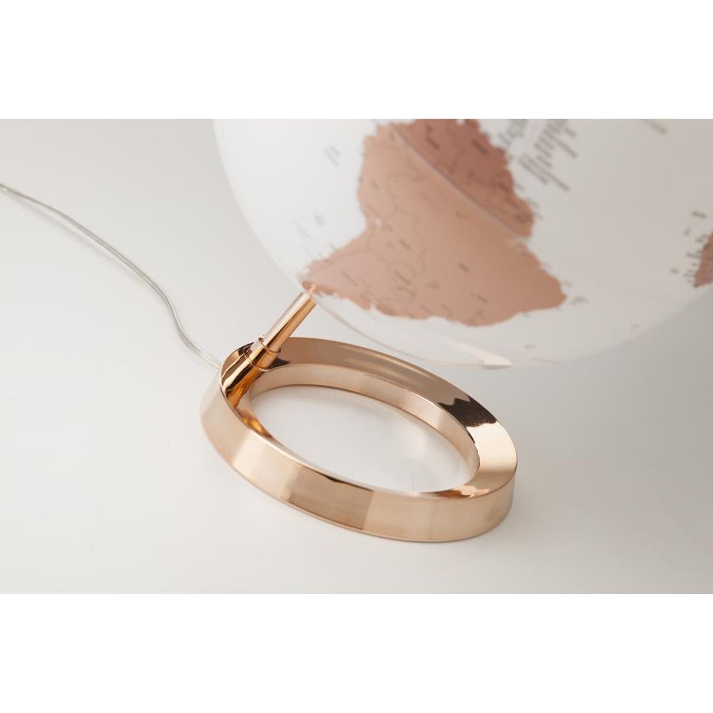 Globe lumineux cuivre