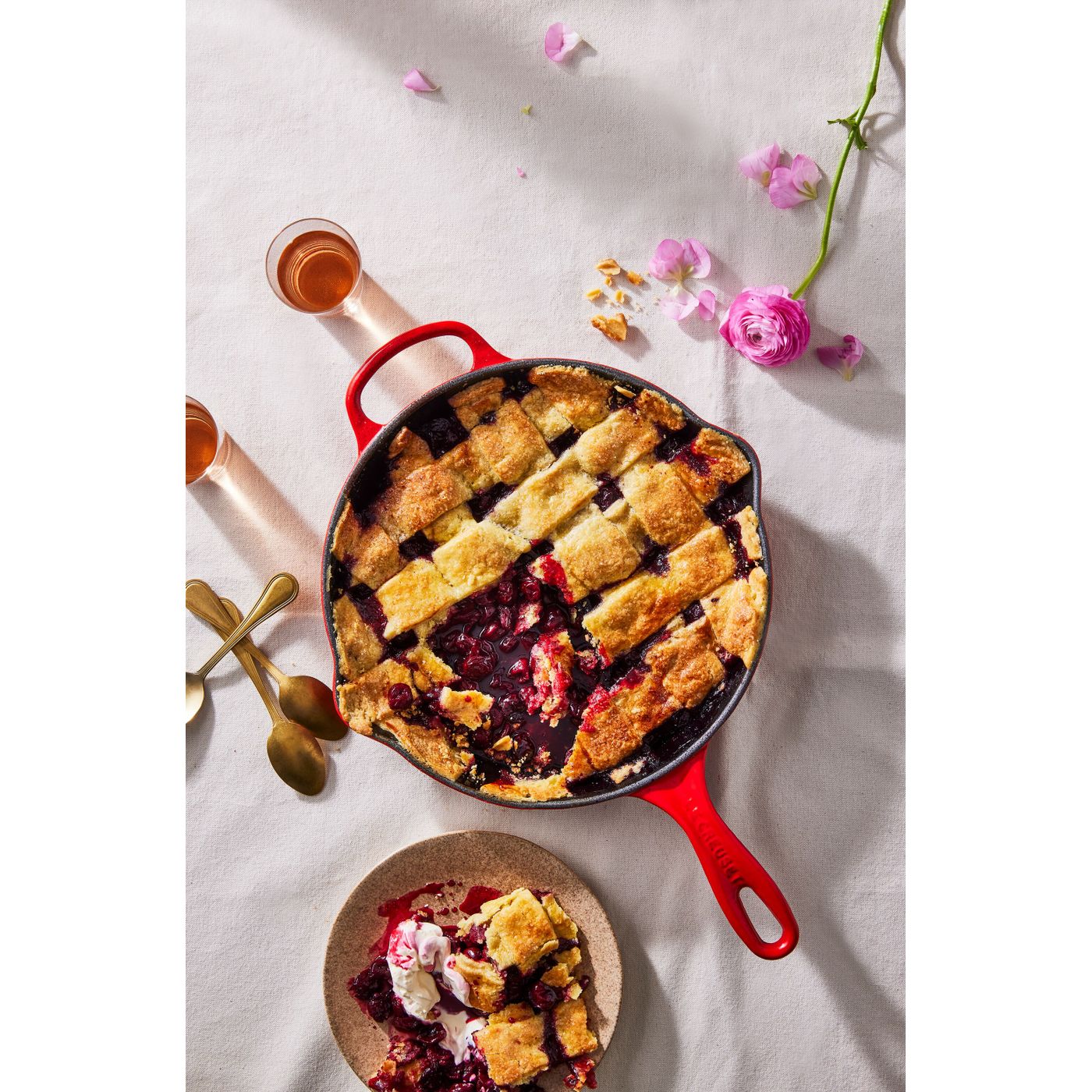 Poêle Skillet 26 cm Cerise